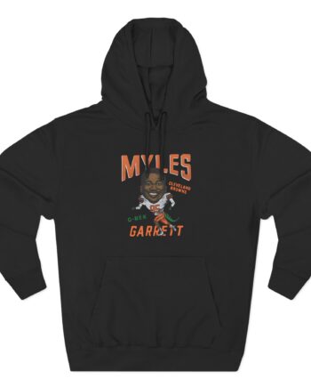 Myles Garrett Cleveland Browns Three-Panel Fleece Hoodie