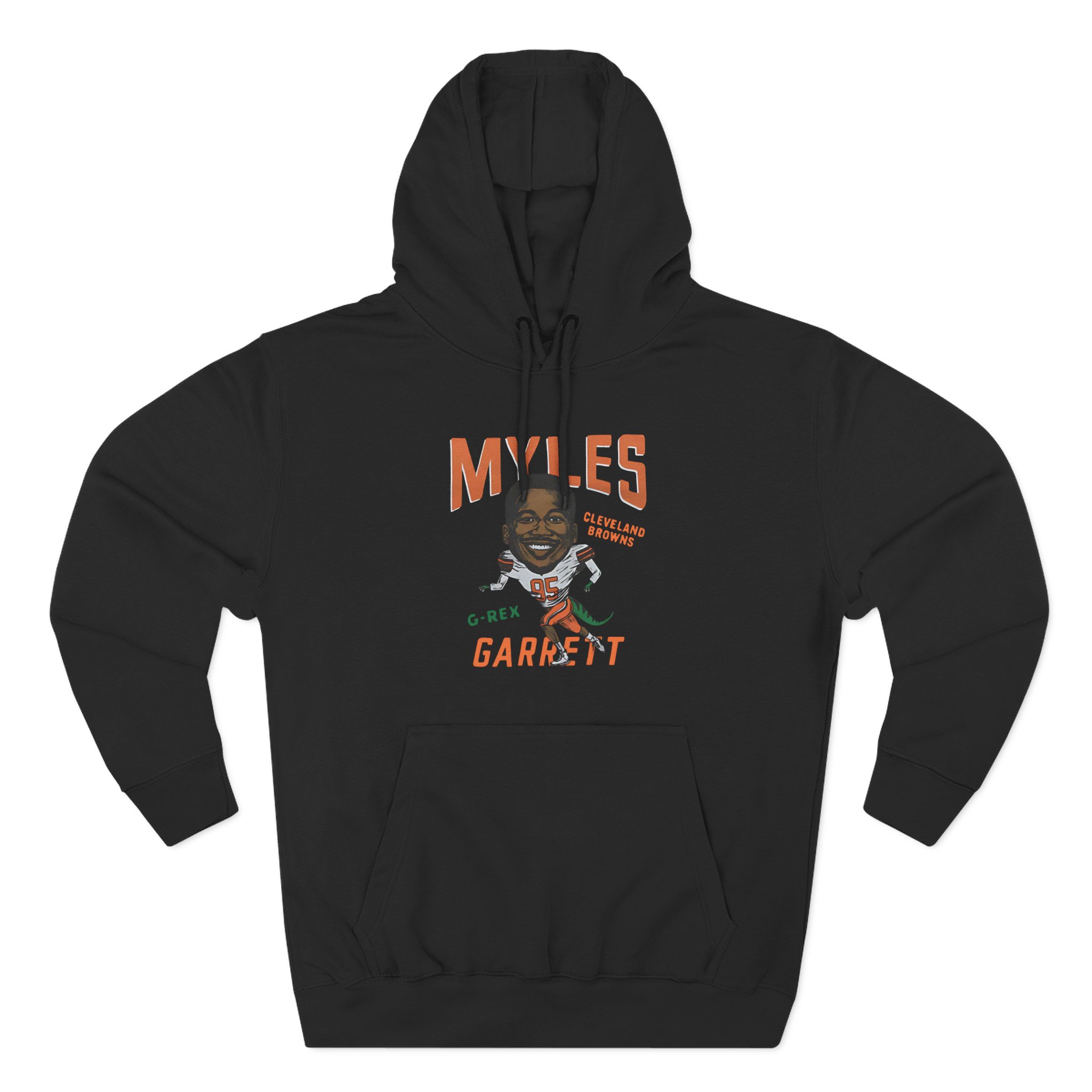 Myles Garrett Cleveland Browns Three-Panel Fleece Hoodie
