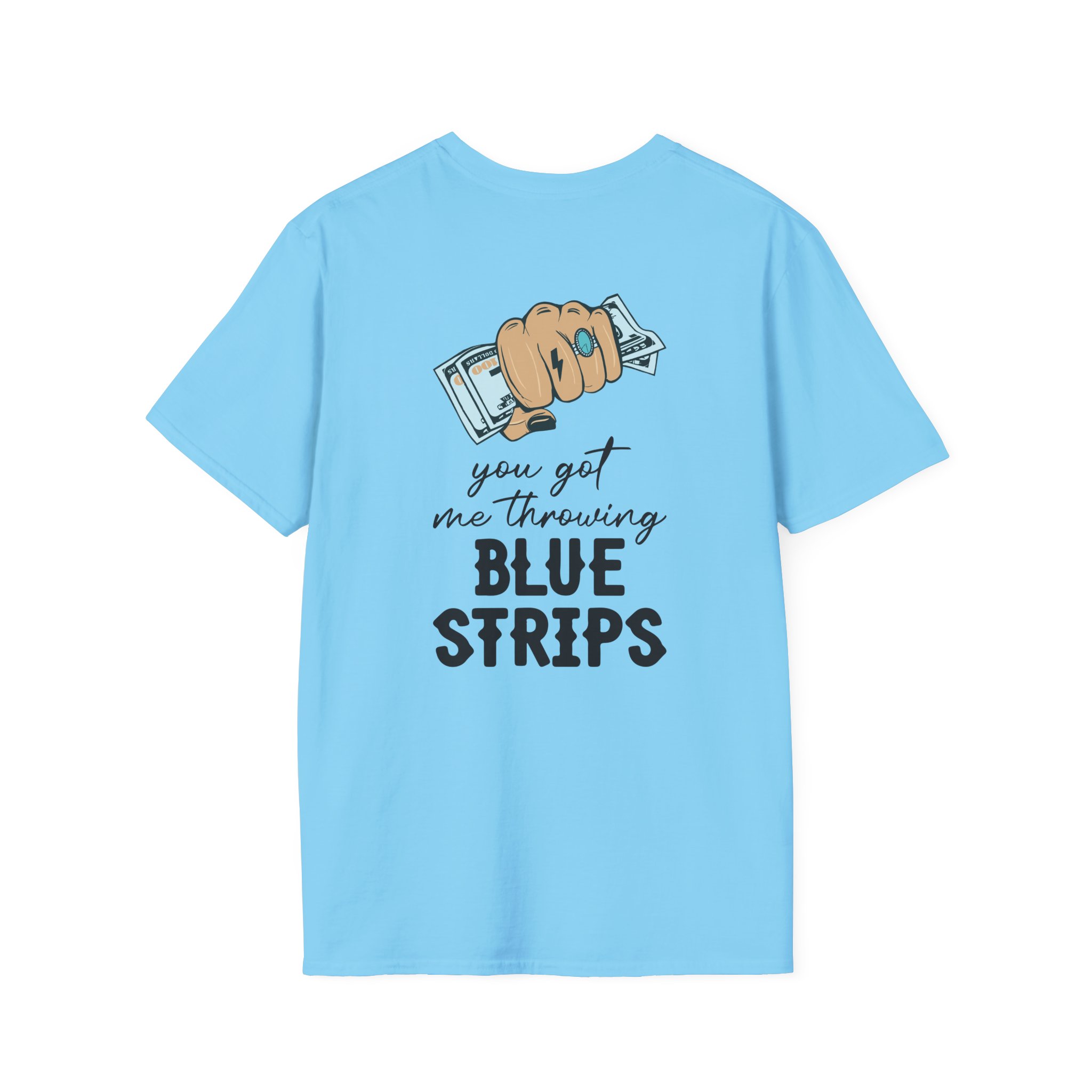 Jessie Murph Blue Strips Unisex Softstyle T-Shirt