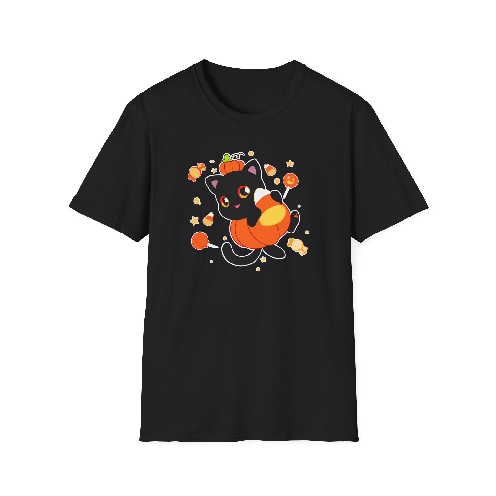 Aphmau Pumpkin Cat Unisex Softstyle T-Shirt