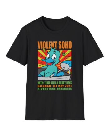 Violent Soho Event Poster Unisex Softstyle T-Shirt