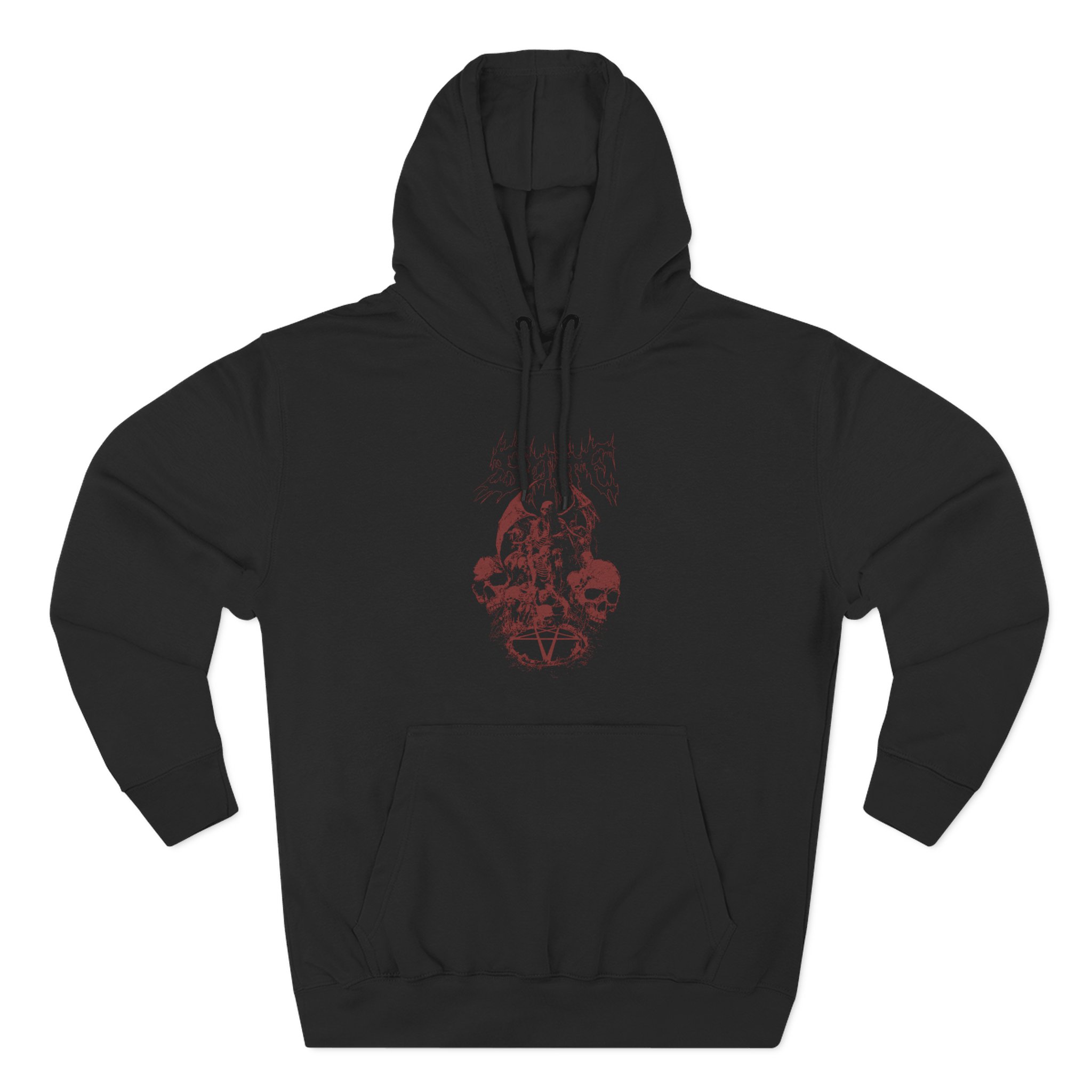 Spite Hatred Three-Panel Fleece Hoodie