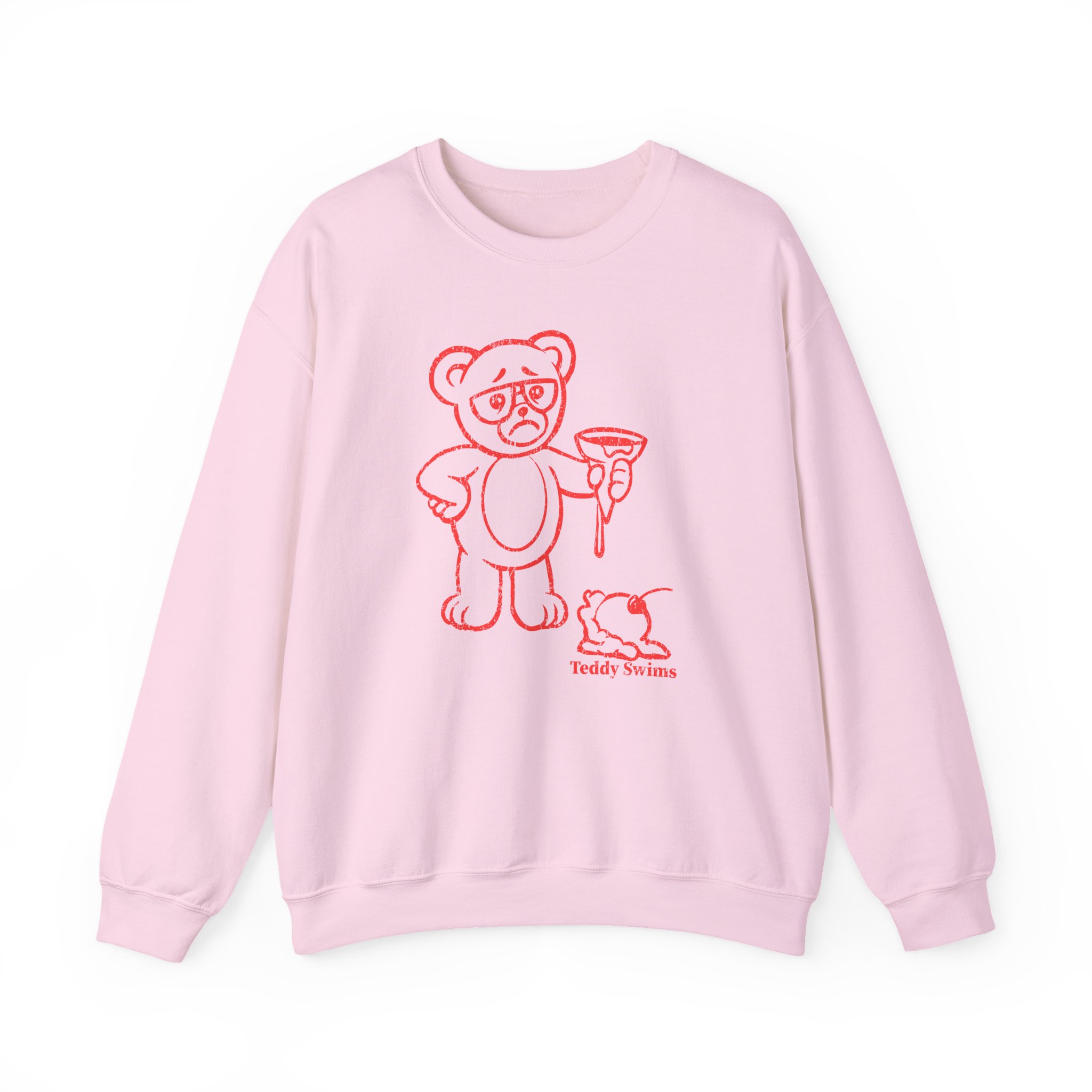 Teddy Swims Sad Teddy Ice Cream Unisex Heavy Blend Crewneck Sweatshirt