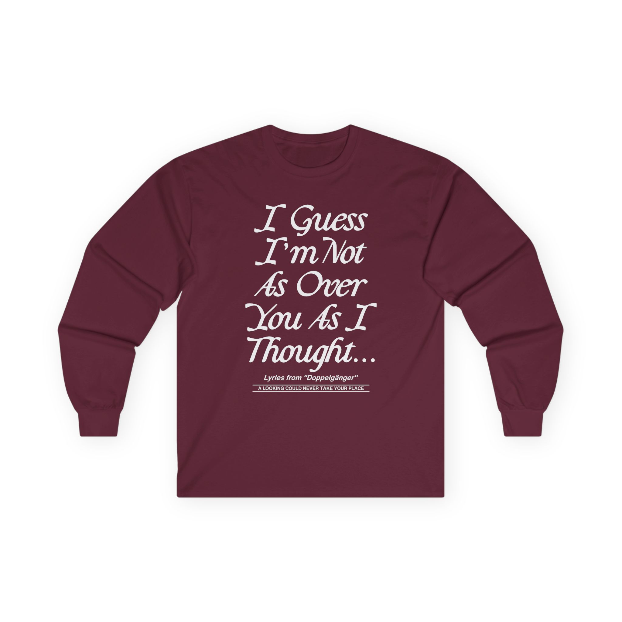 Joshua Bassett Doppelgänger Lyric Unisex Ultra Cotton Long Sleeve Tee