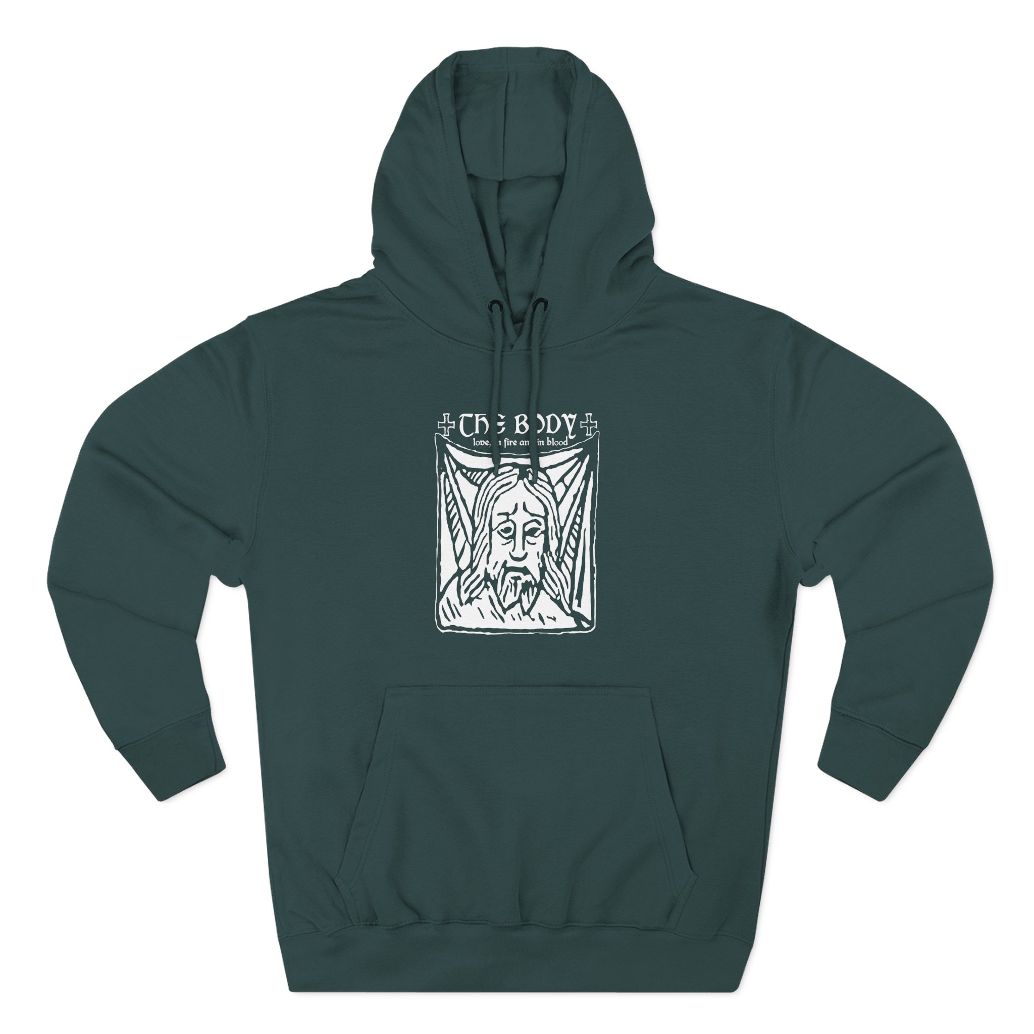 The Body Fire and Blood Three-Panel Fleece Hoodie