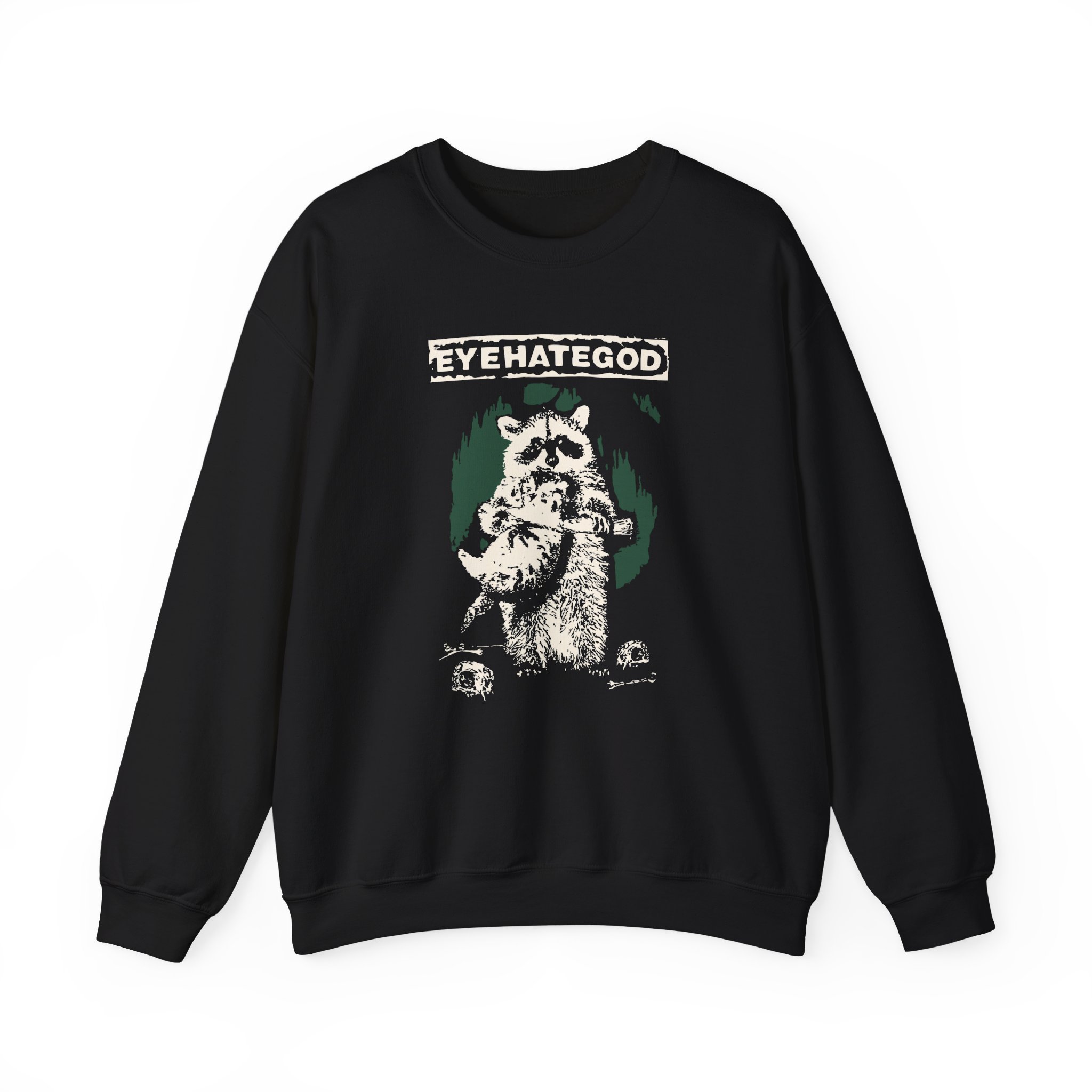 Eyehategod Southern Nihilism Racoon Unisex Heavy Blendâ„¢ Crewneck Sweatshirt