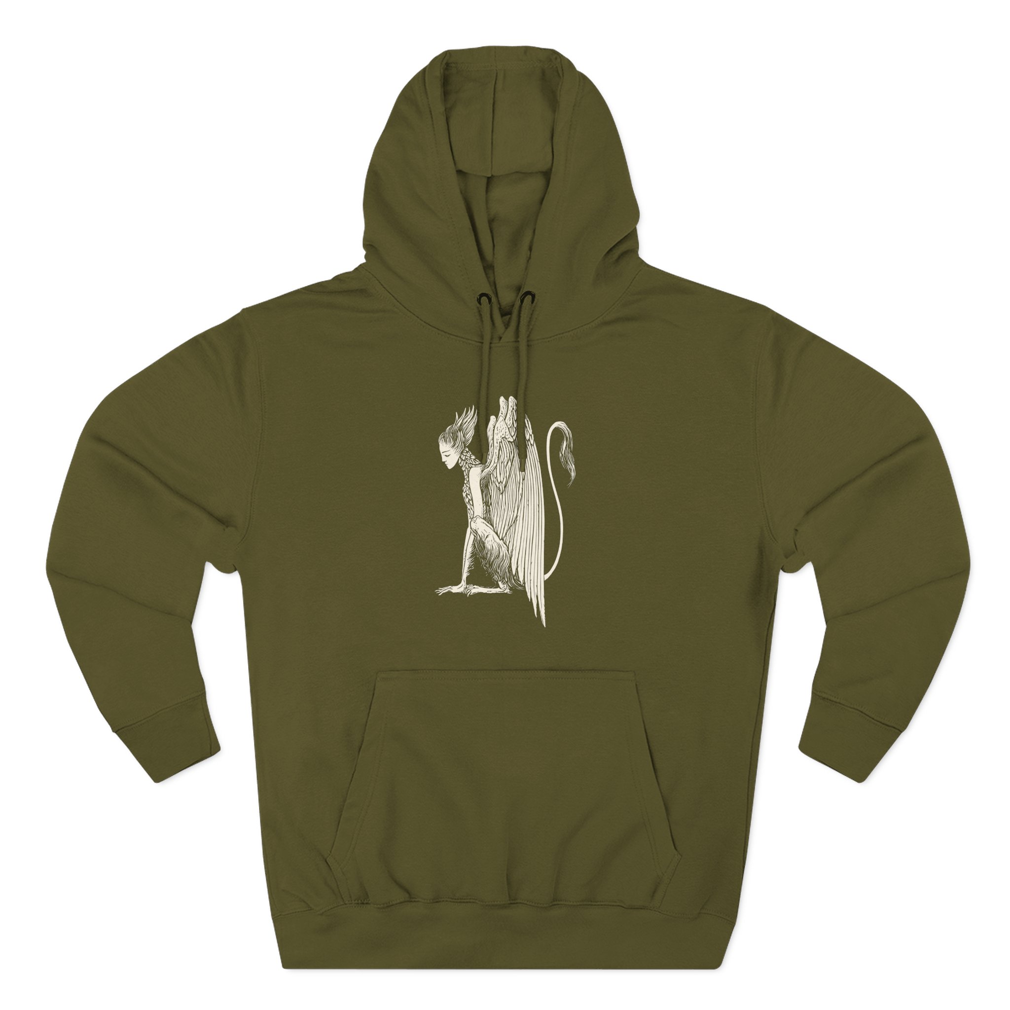 Alcest Spiritual Instinct Back Logo Three-Panel Fleece Hoodie