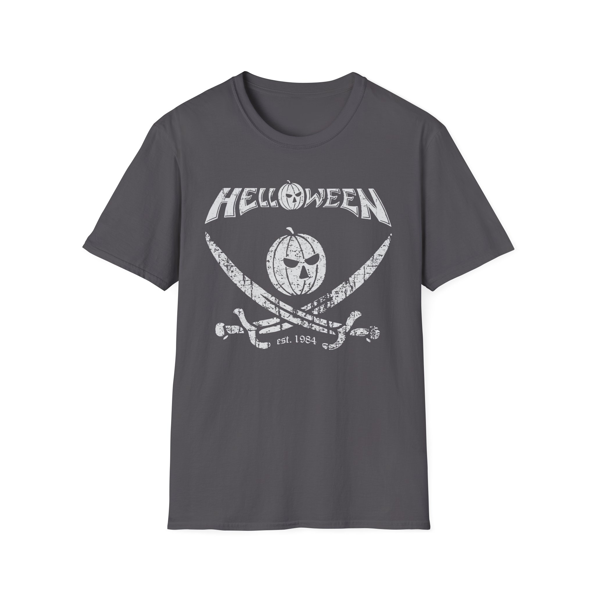 Helloween Pirate Pumpkin Unisex Softstyle T-Shirt