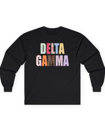 Delta Gamma Scrapbook Sorority Unisex Ultra Cotton Long Sleeve Tee
