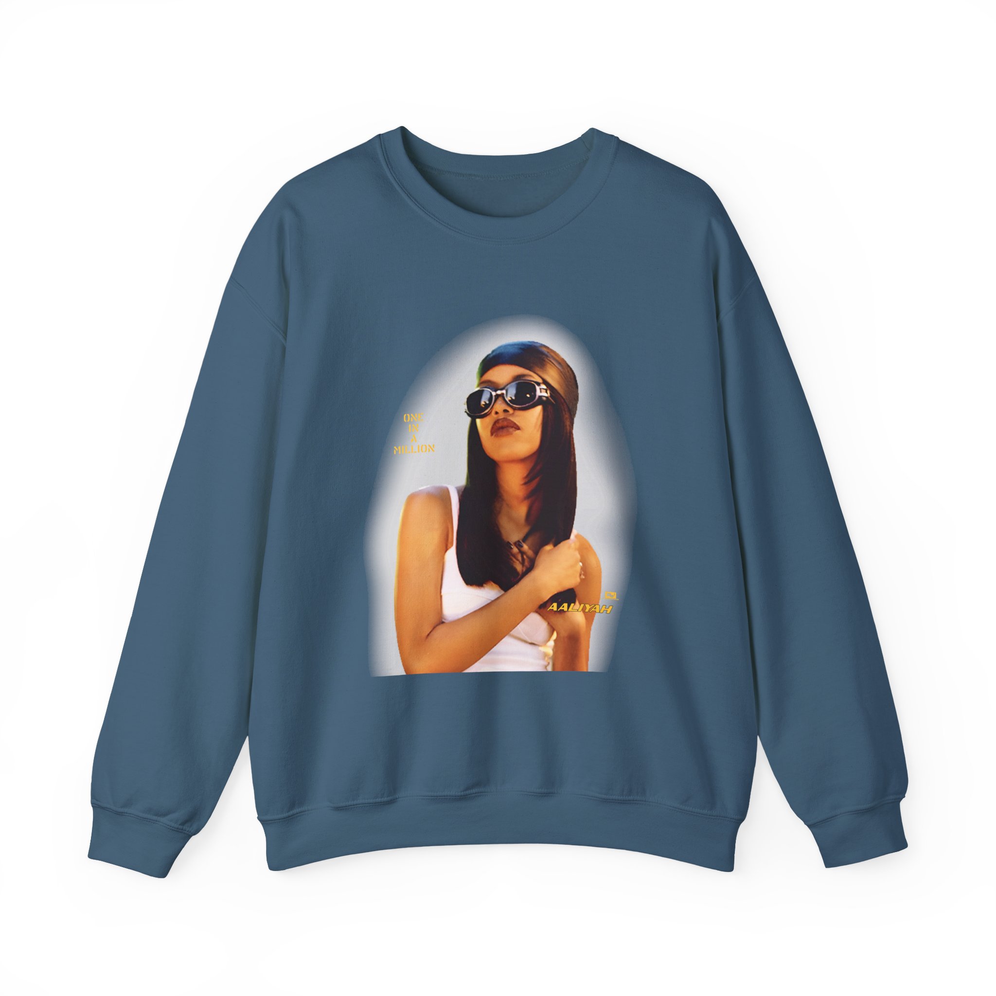 Aaliyah OIAM Portrait Unisex Heavy Blendâ„¢ Crewneck Sweatshirt