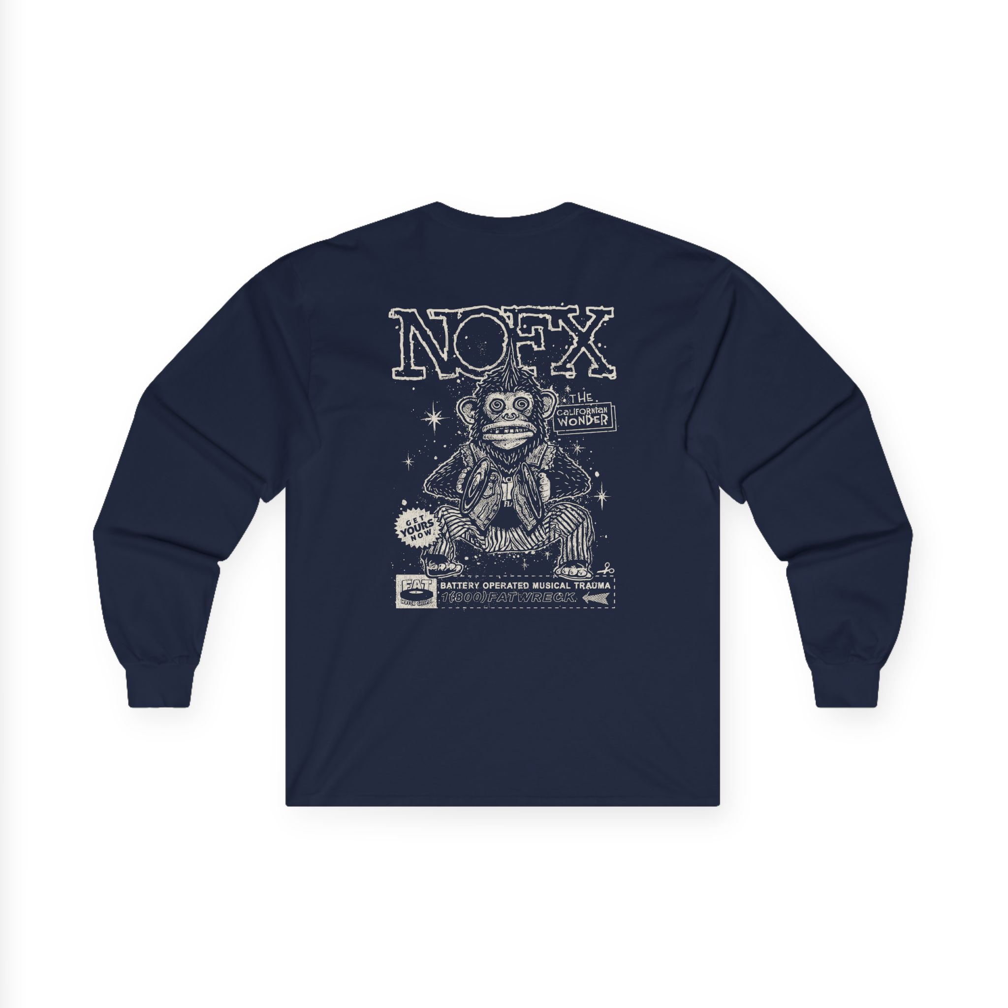 Nofx Chimp Unisex Ultra Cotton Long Sleeve Tee