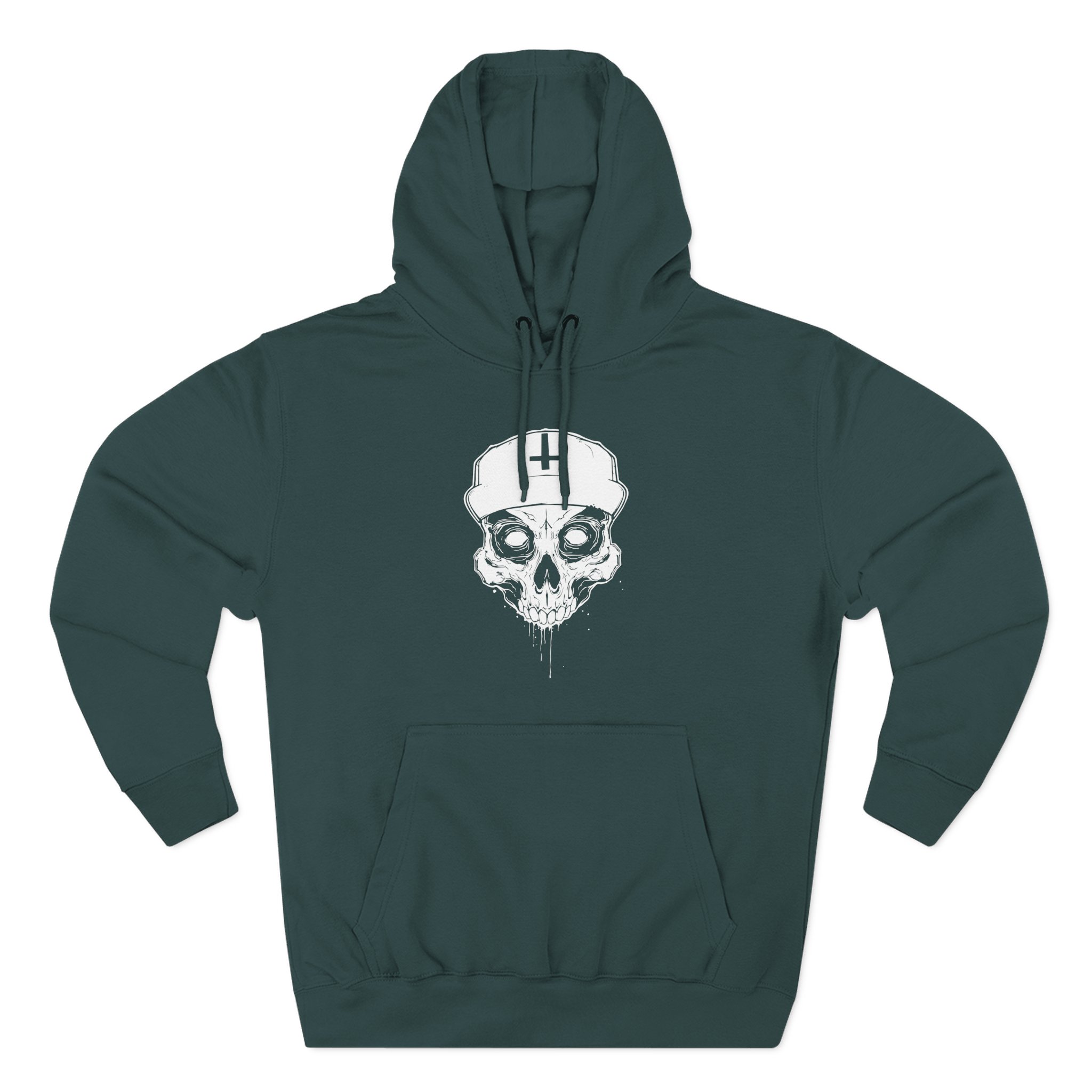 Salmo Skull Three-Panel Fleece Hoodie