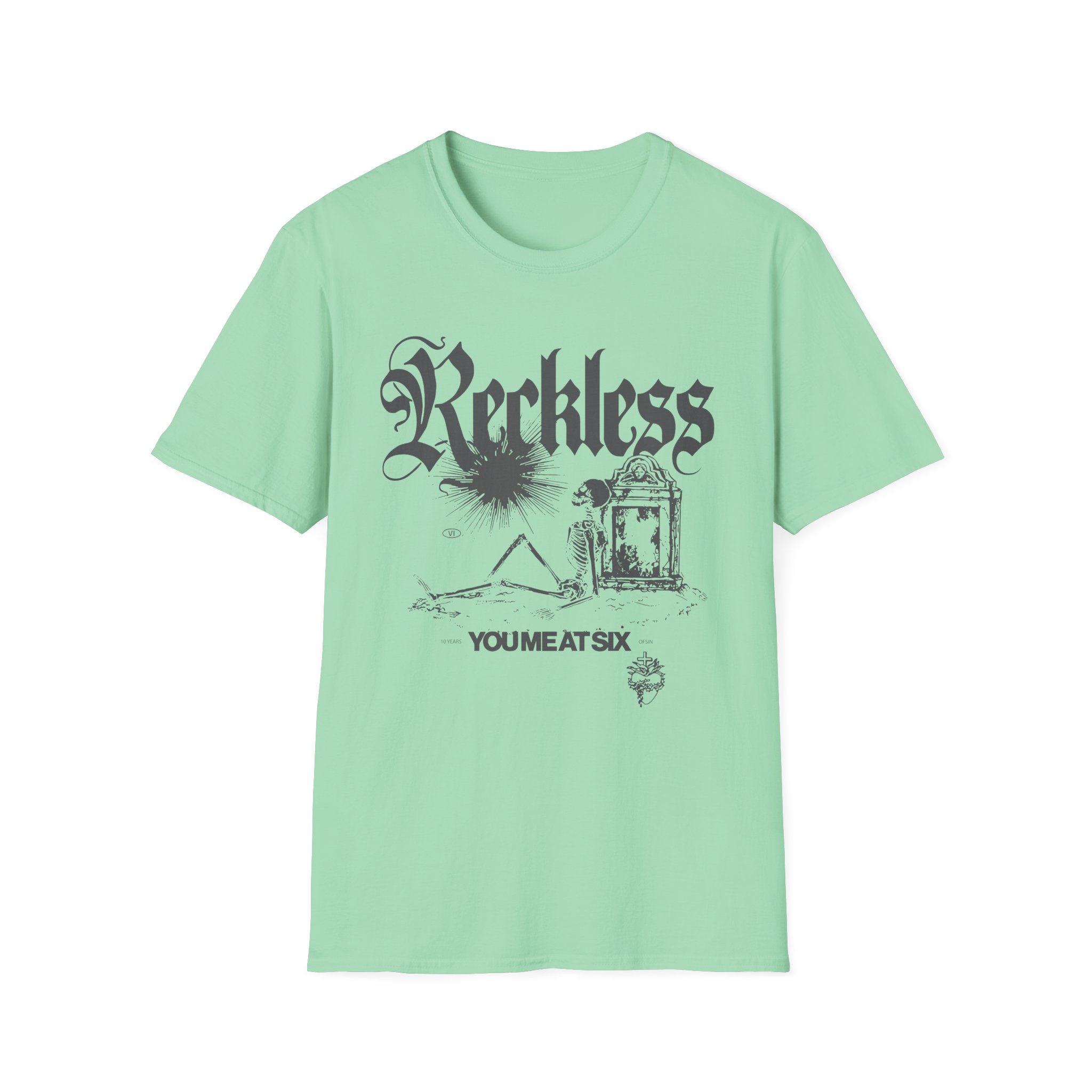 You Me at Six Reckless Unisex Softstyle T-Shirt