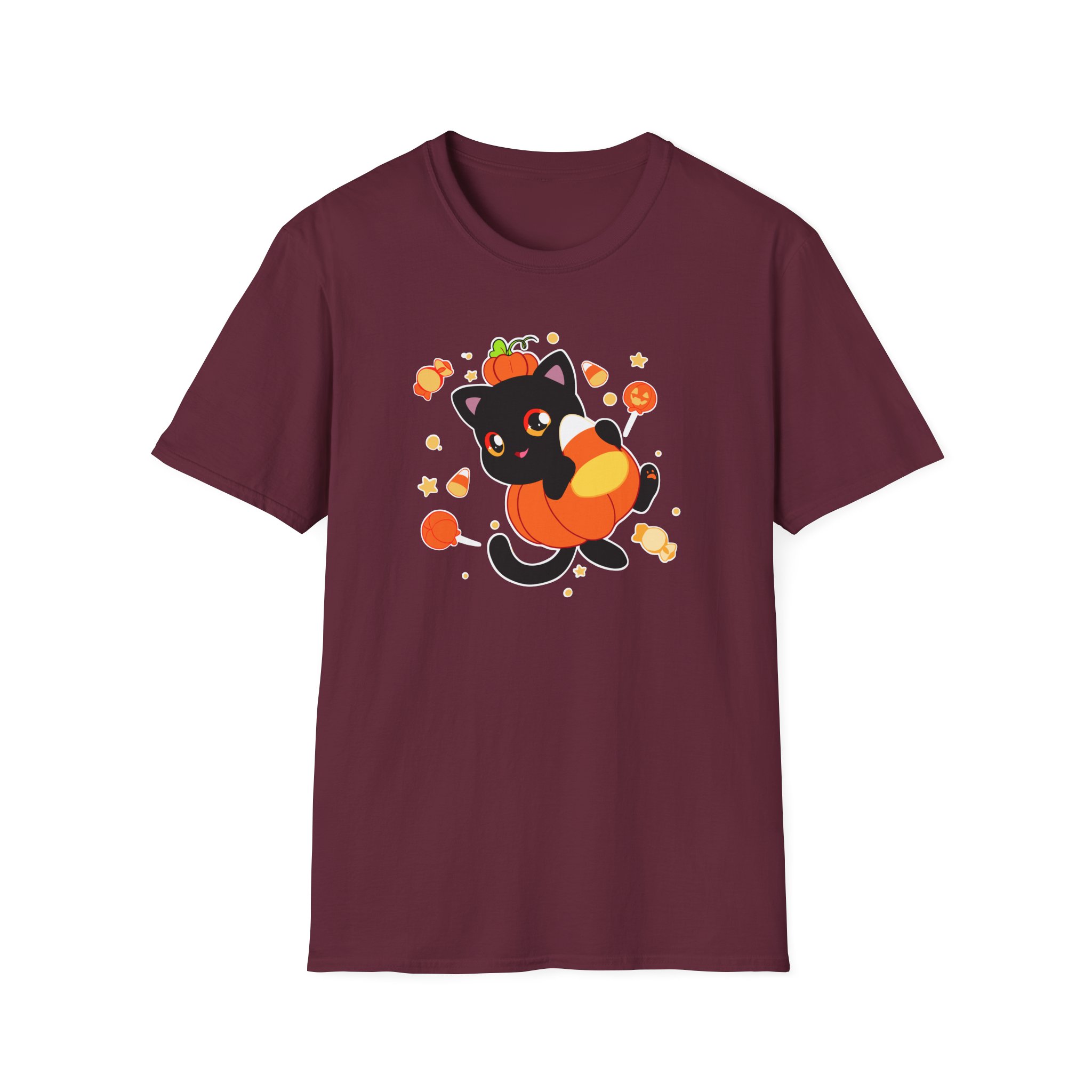 Aphmau Pumpkin Cat Unisex Softstyle T-Shirt
