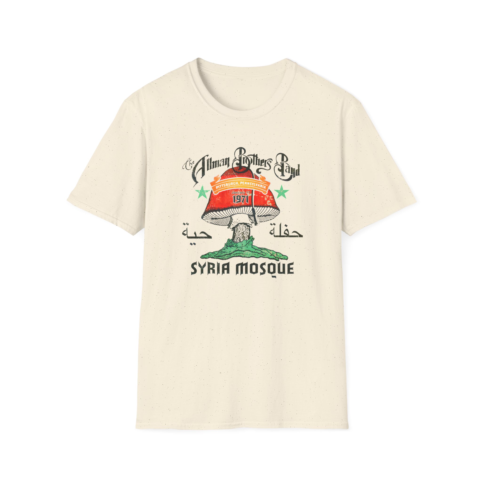 The Allman Brothers Pittsburgh 1971 Unisex Softstyle T-Shirt