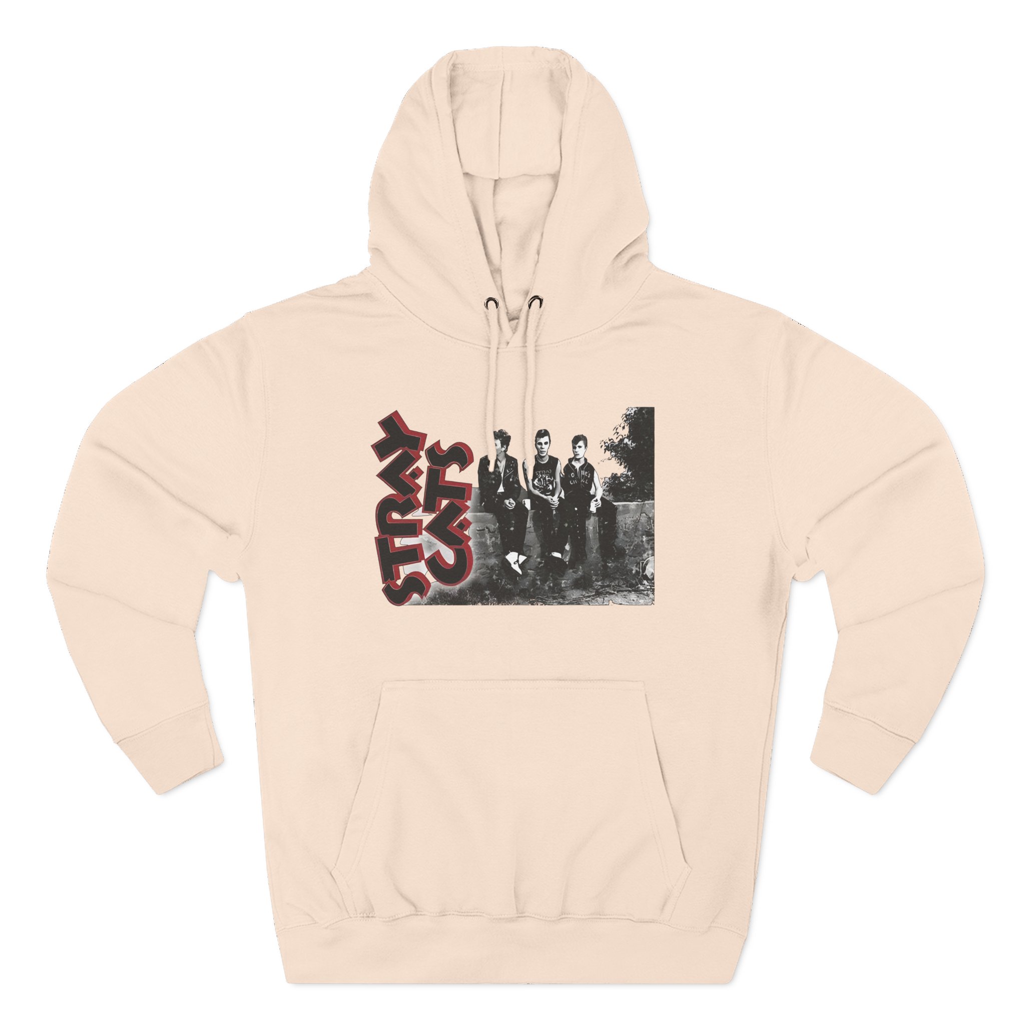 Stray Cats Three Cats Three-Panel Fleece Hoodie