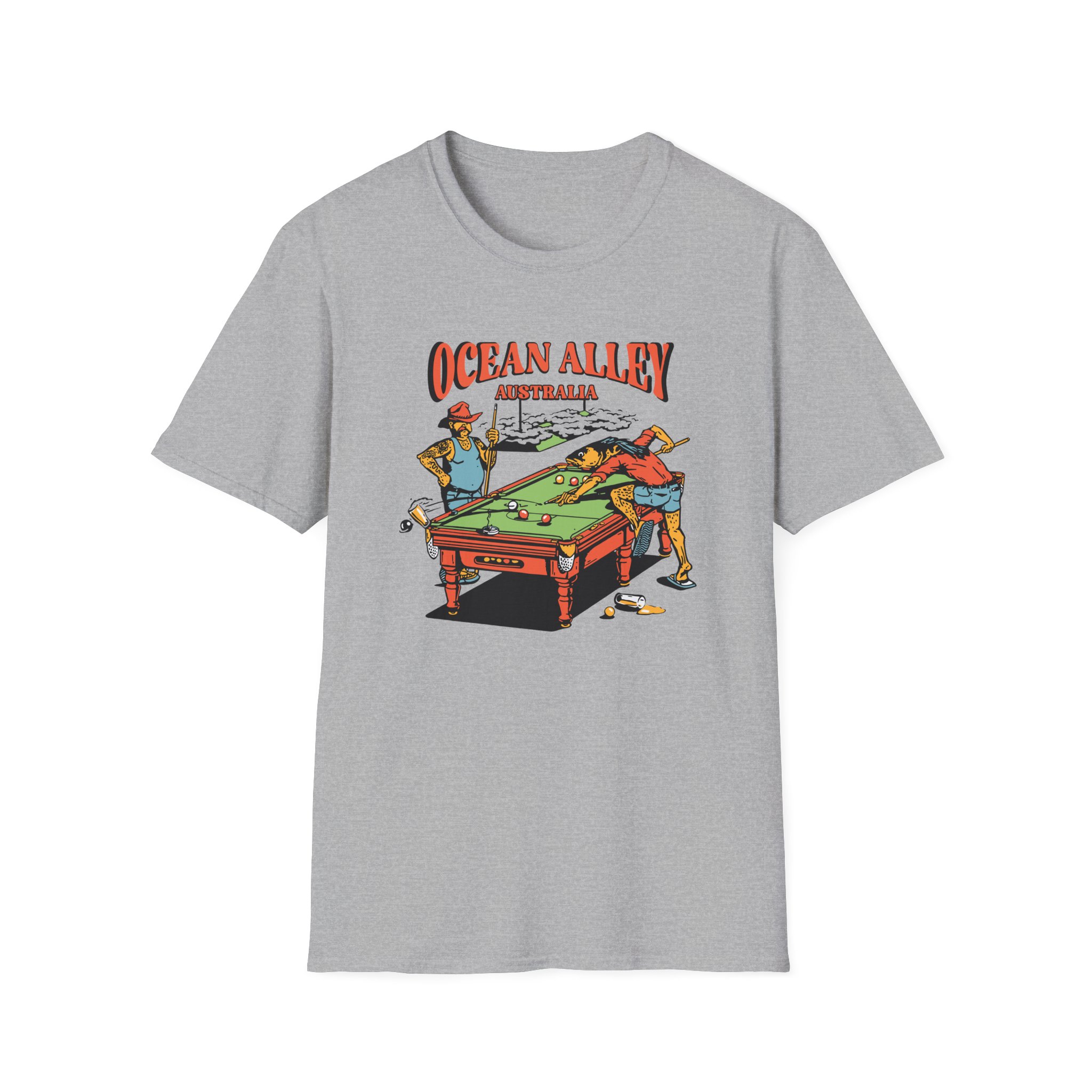 Ocean Alley Pool Table Unisex Softstyle T-Shirt