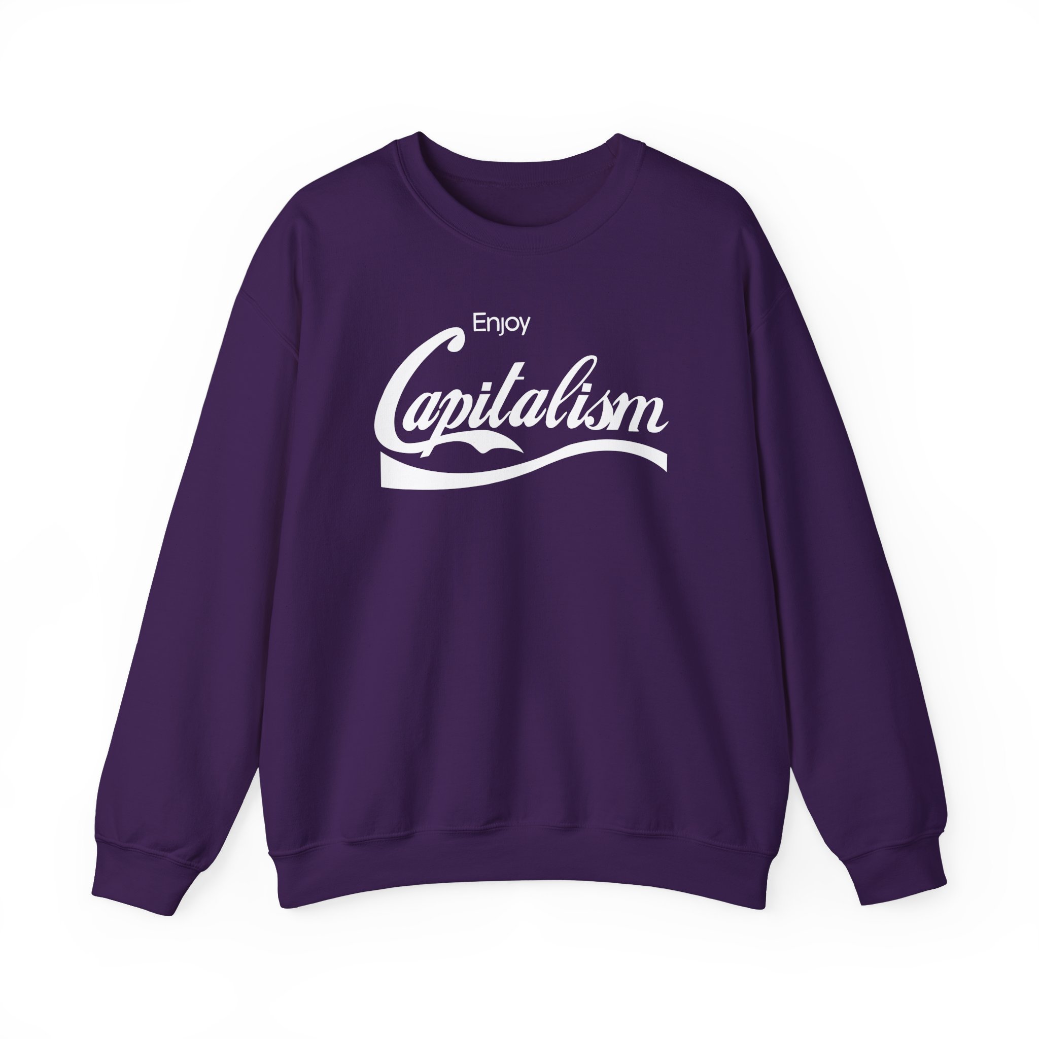 Valuetainment Enjoy Capitalism Unisex Heavy Blendâ„¢ Crewneck Sweatshirt