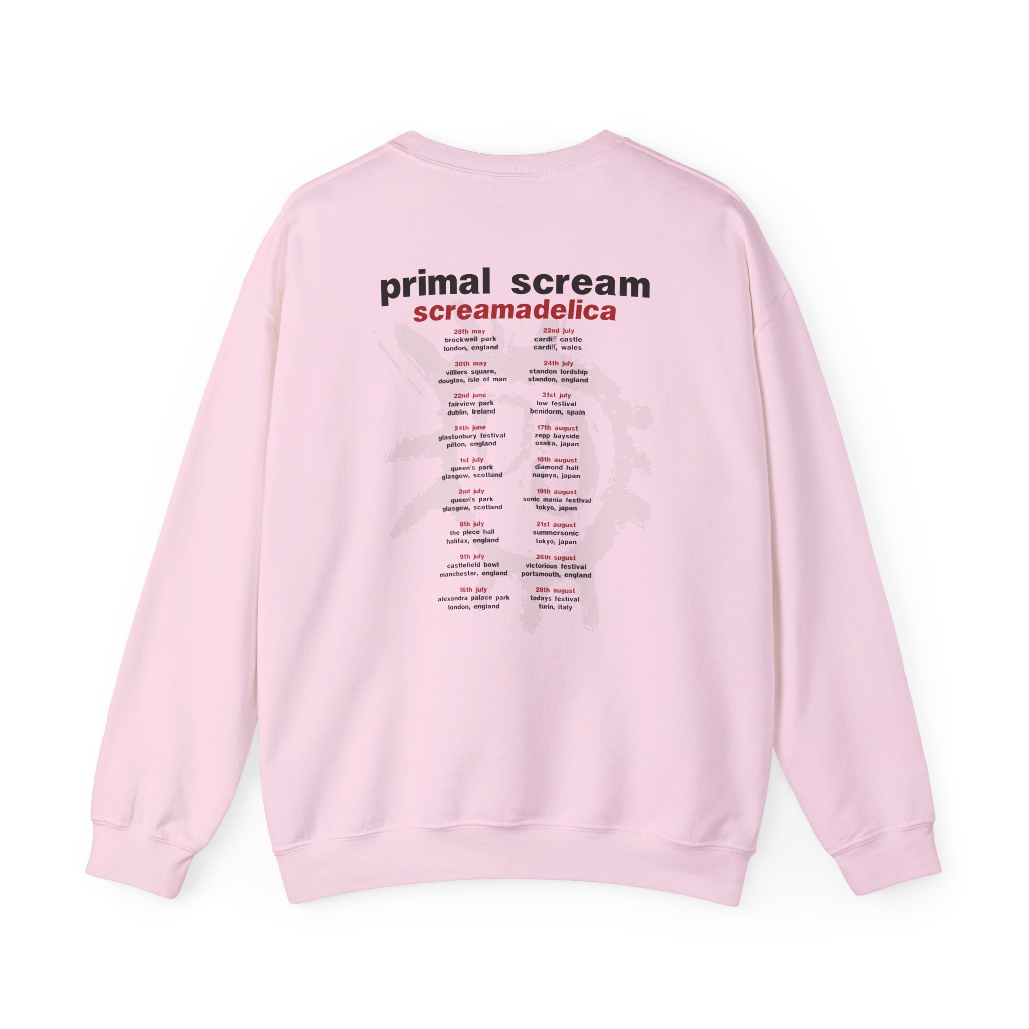 Primal Scream Screamadelica Tour Unisex Heavy Blendâ„¢ Crewneck Sweatshirt