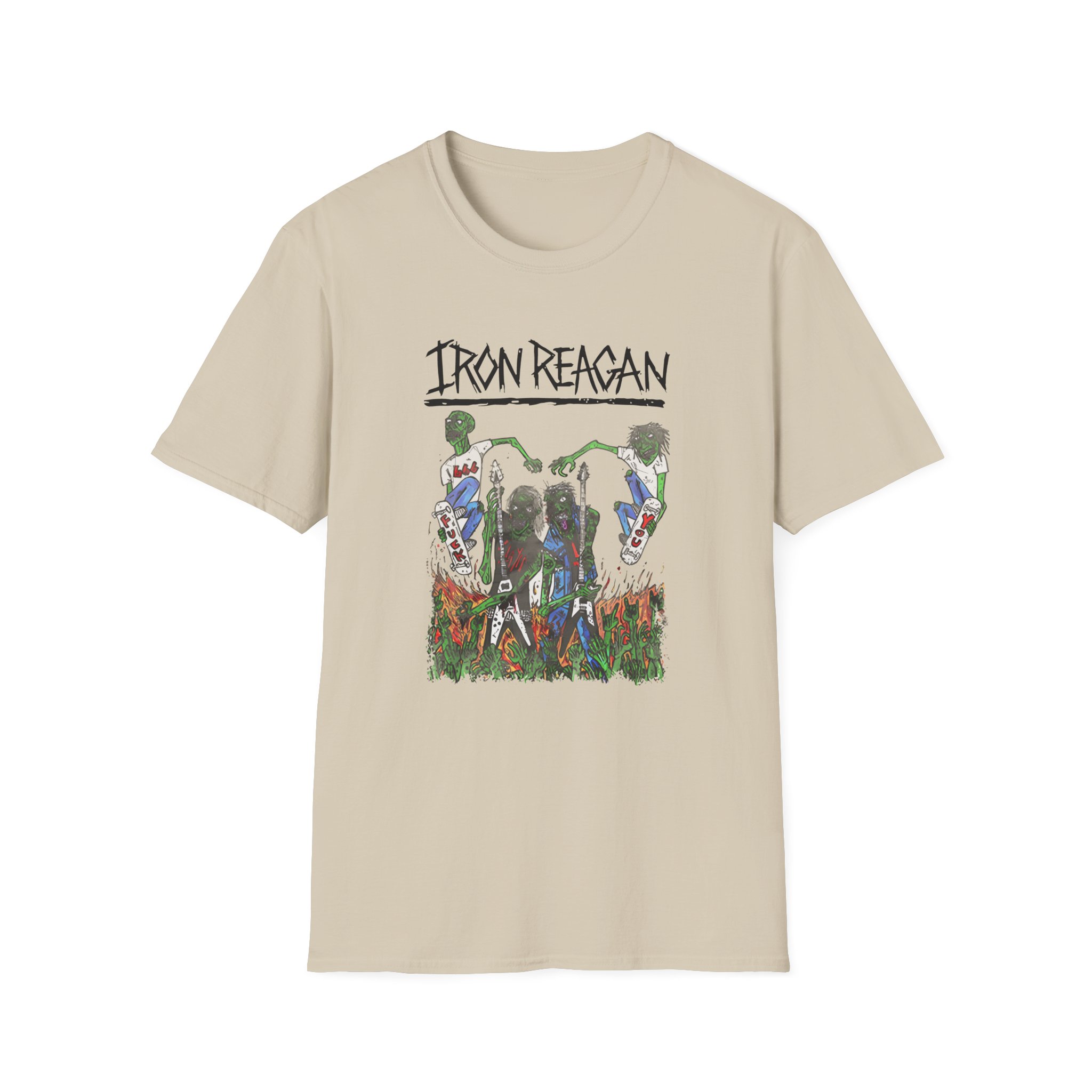 Iron Reagan Death Pit Unisex Softstyle T-Shirt