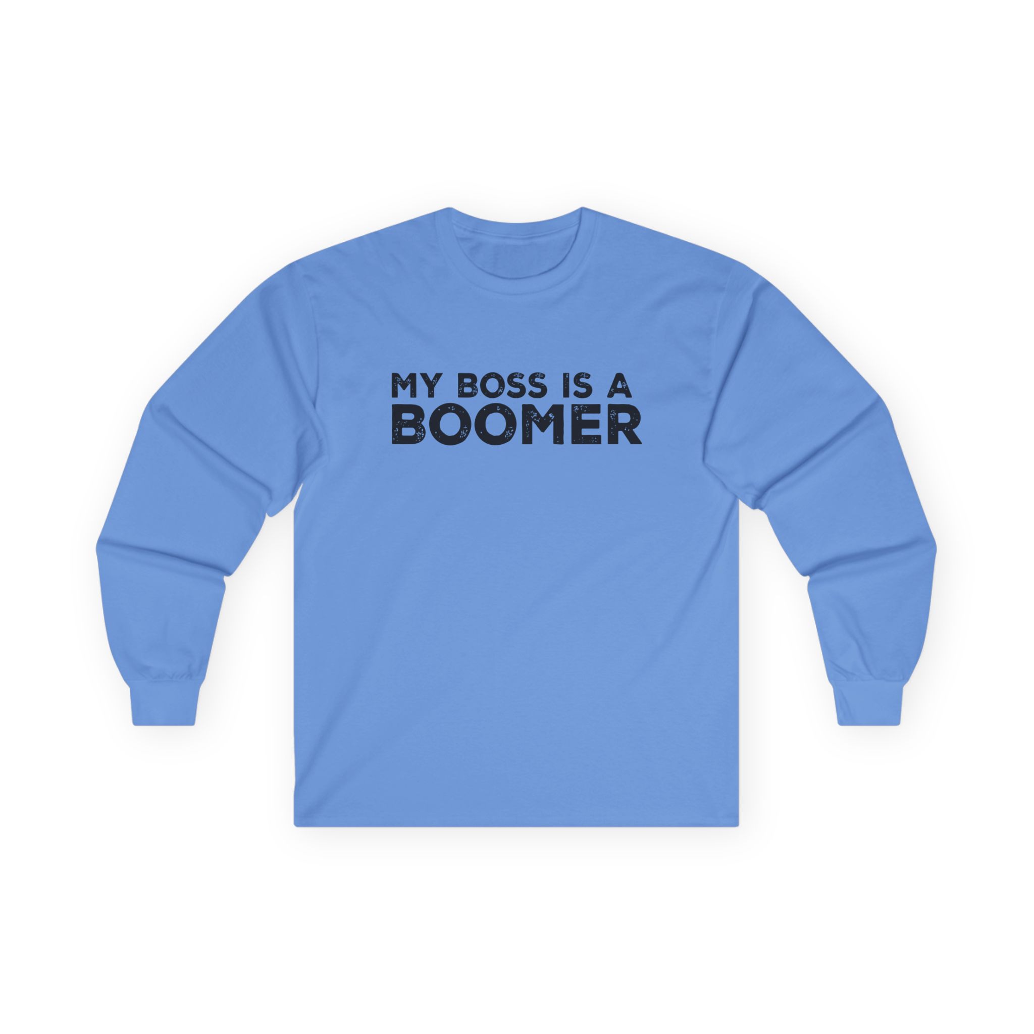 Kat Timpf My Boss is a Boomer Unisex Ultra Cotton Long Sleeve Tee