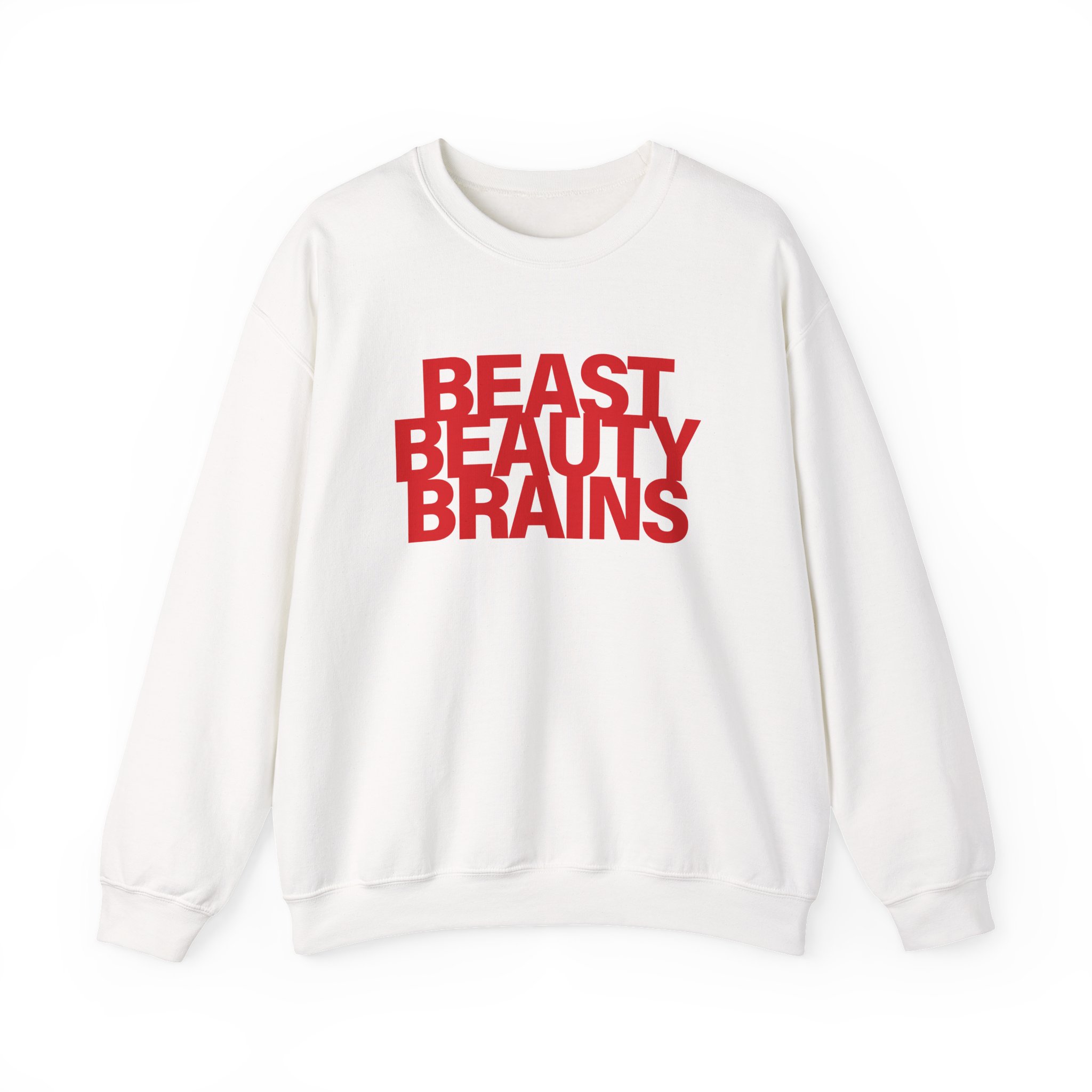 Ilona Maher Beast Beauty Brains Iconic Unisex Heavy Blendâ„¢ Crewneck Sweatshirt