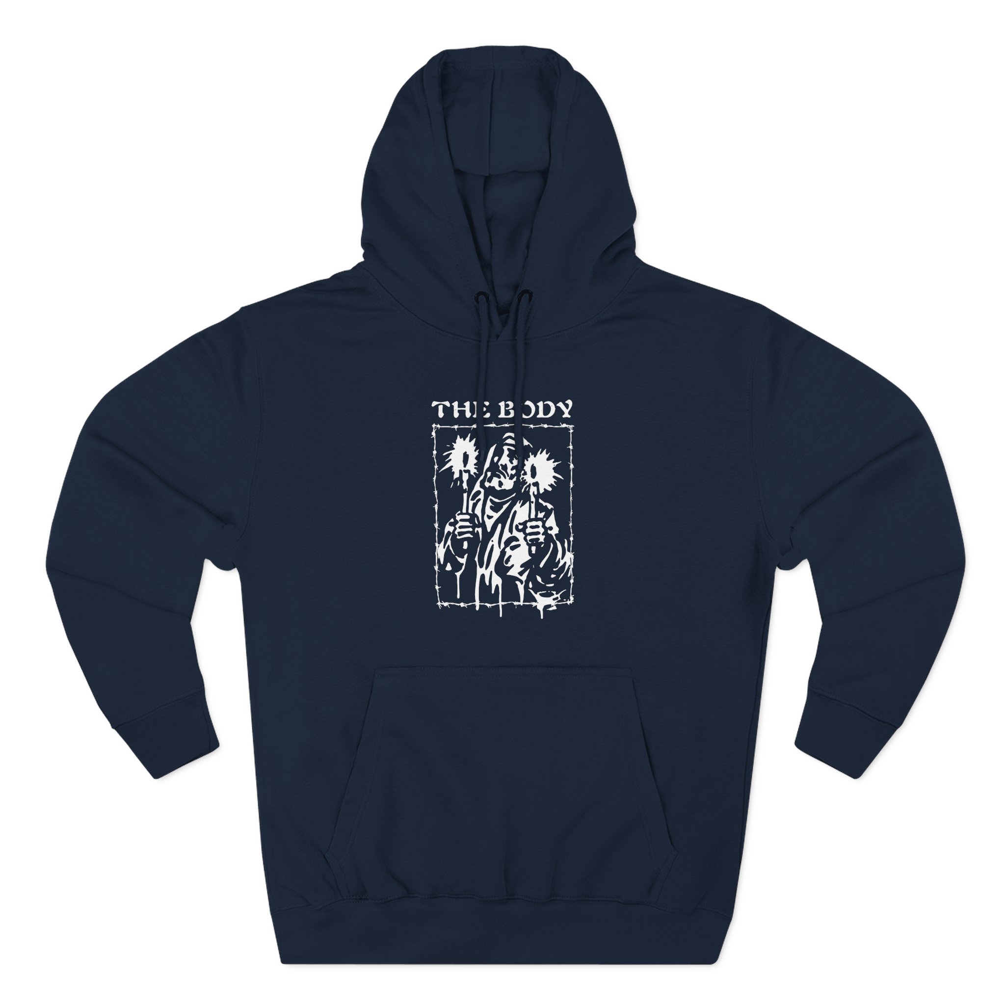 The Body Candles Three-Panel Fleece Hoodie