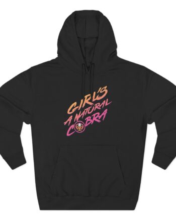 Cobra Kai Girl's Three-Panel Fleece Hoodie