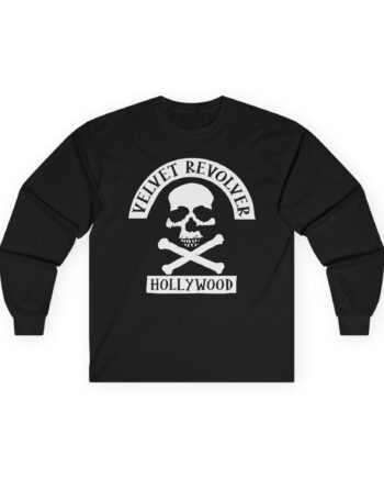 Velvet Revolver Skull Hollywood Unisex Ultra Cotton Long Sleeve Tee