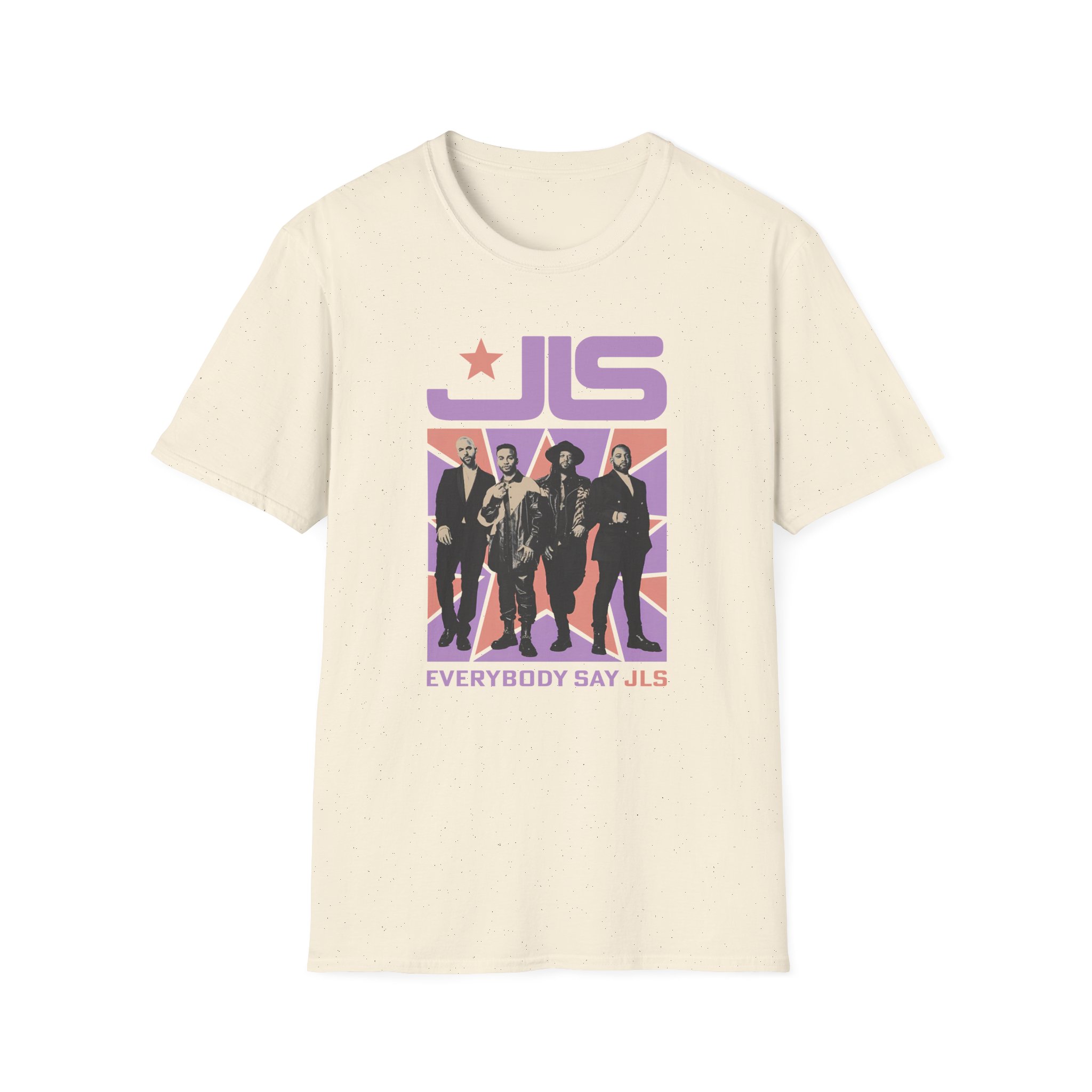 JLS, Everybody Say JLS Photo Star Unisex Softstyle T-Shirt