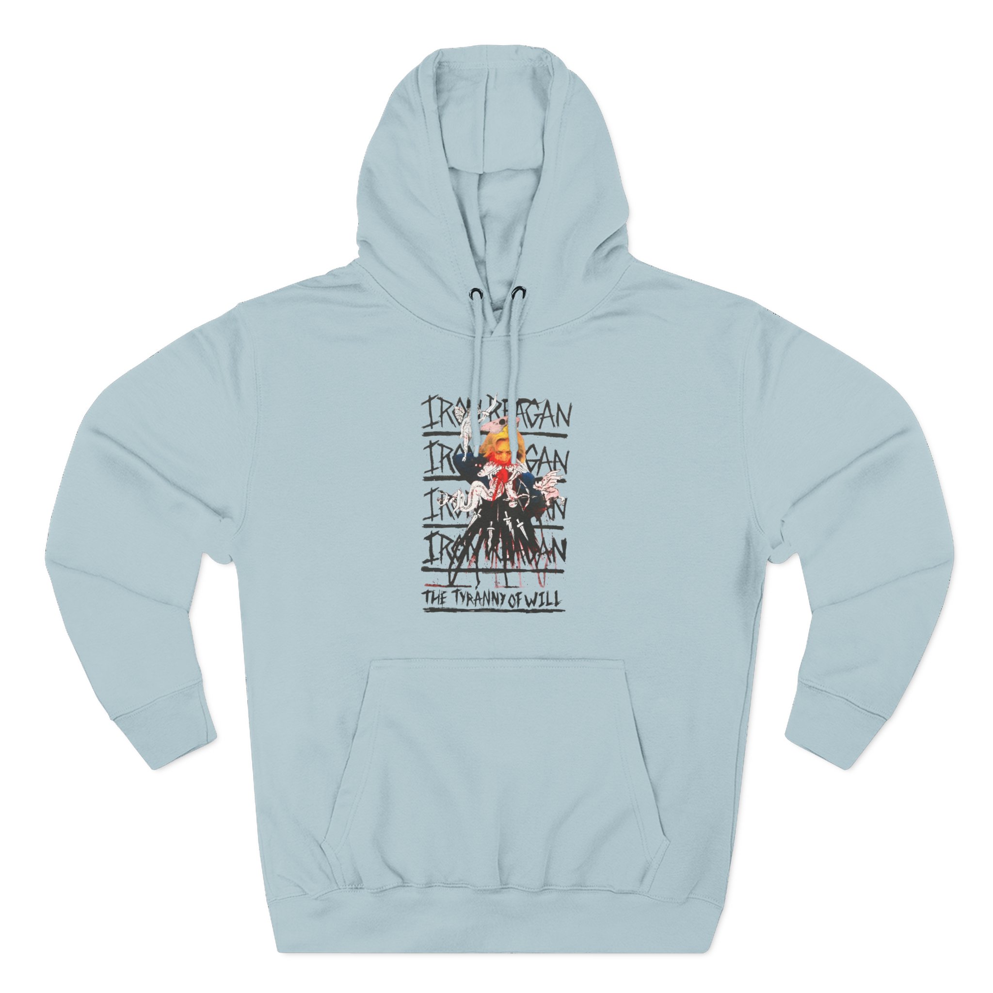 Iron Reagan The Tyranny of Will Three-Panel Fleece Hoodie