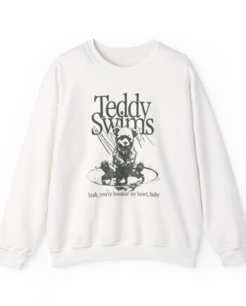 Teddy Swims Breakin' My Heart Unisex Heavy Blend Crewneck Sweatshirt