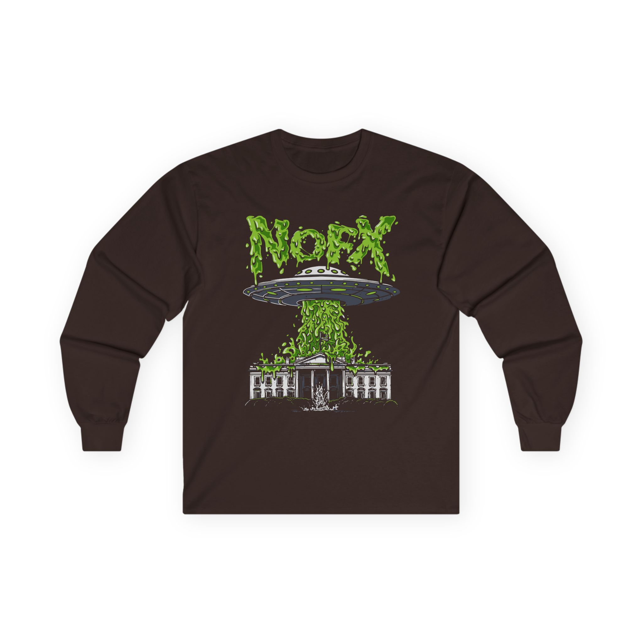 Nofx Ufo Unisex Ultra Cotton Long Sleeve Tee