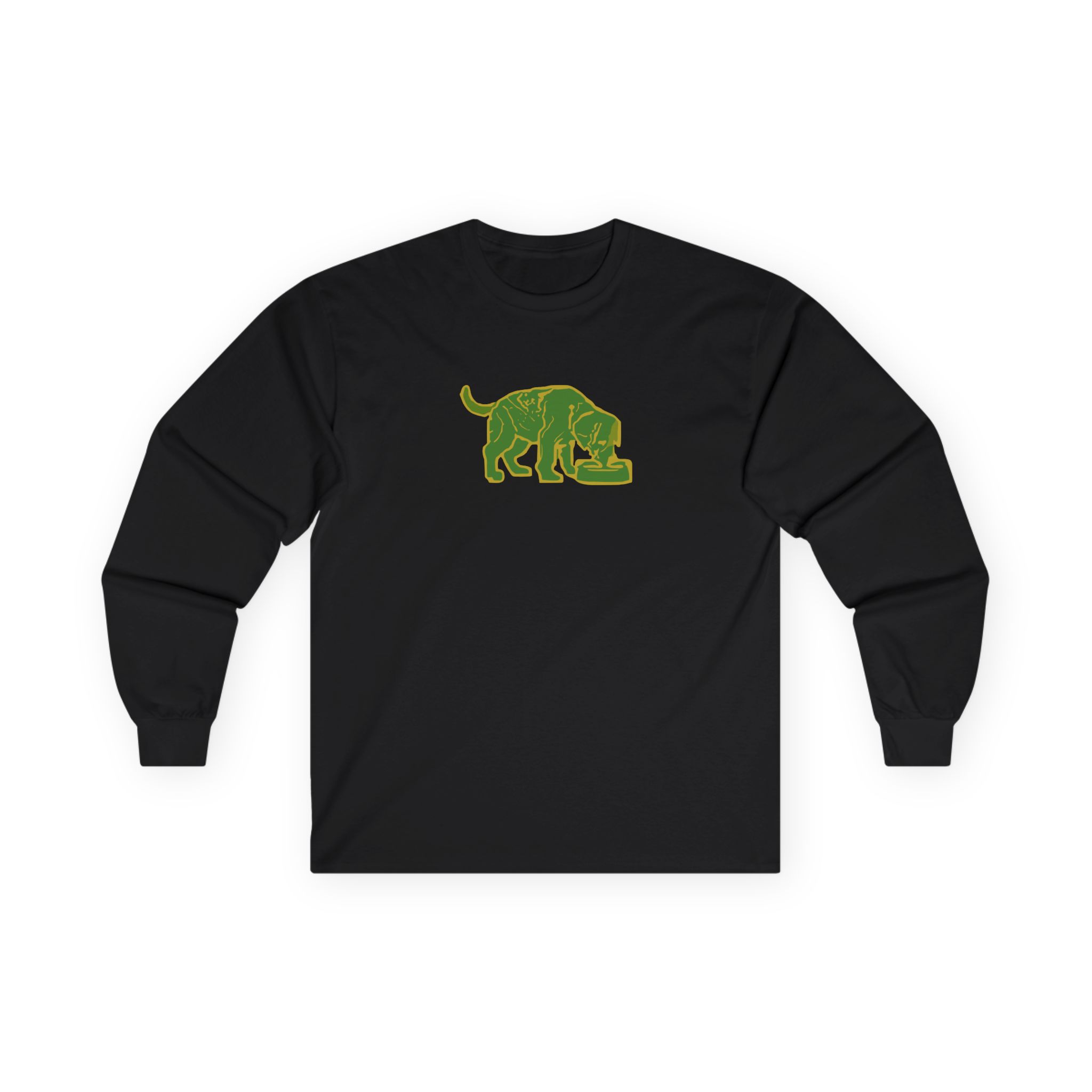 Niko B Green Pixel Dog Unisex Ultra Cotton Long Sleeve Tee