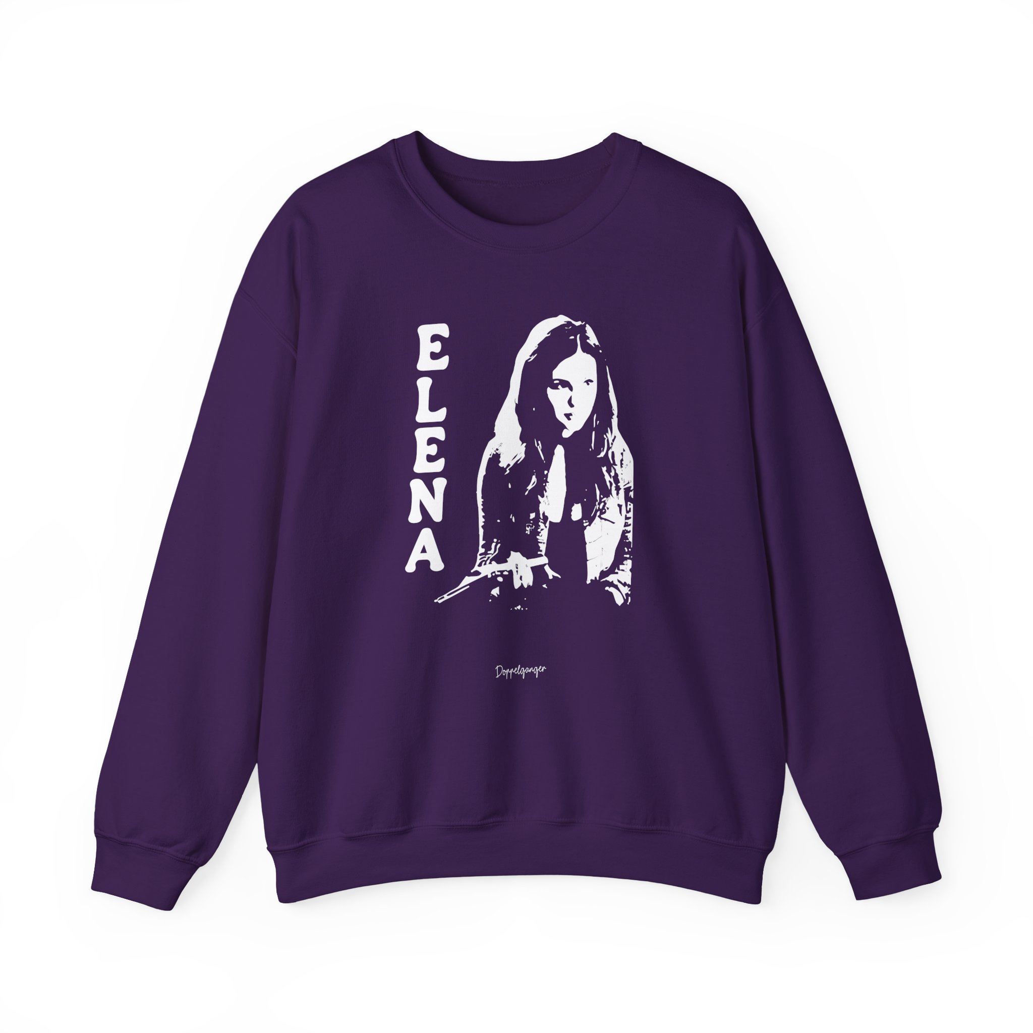 Nina Dobrev Reversible Doppelganger Unisex Heavy Blendâ„¢ Crewneck Sweatshirt