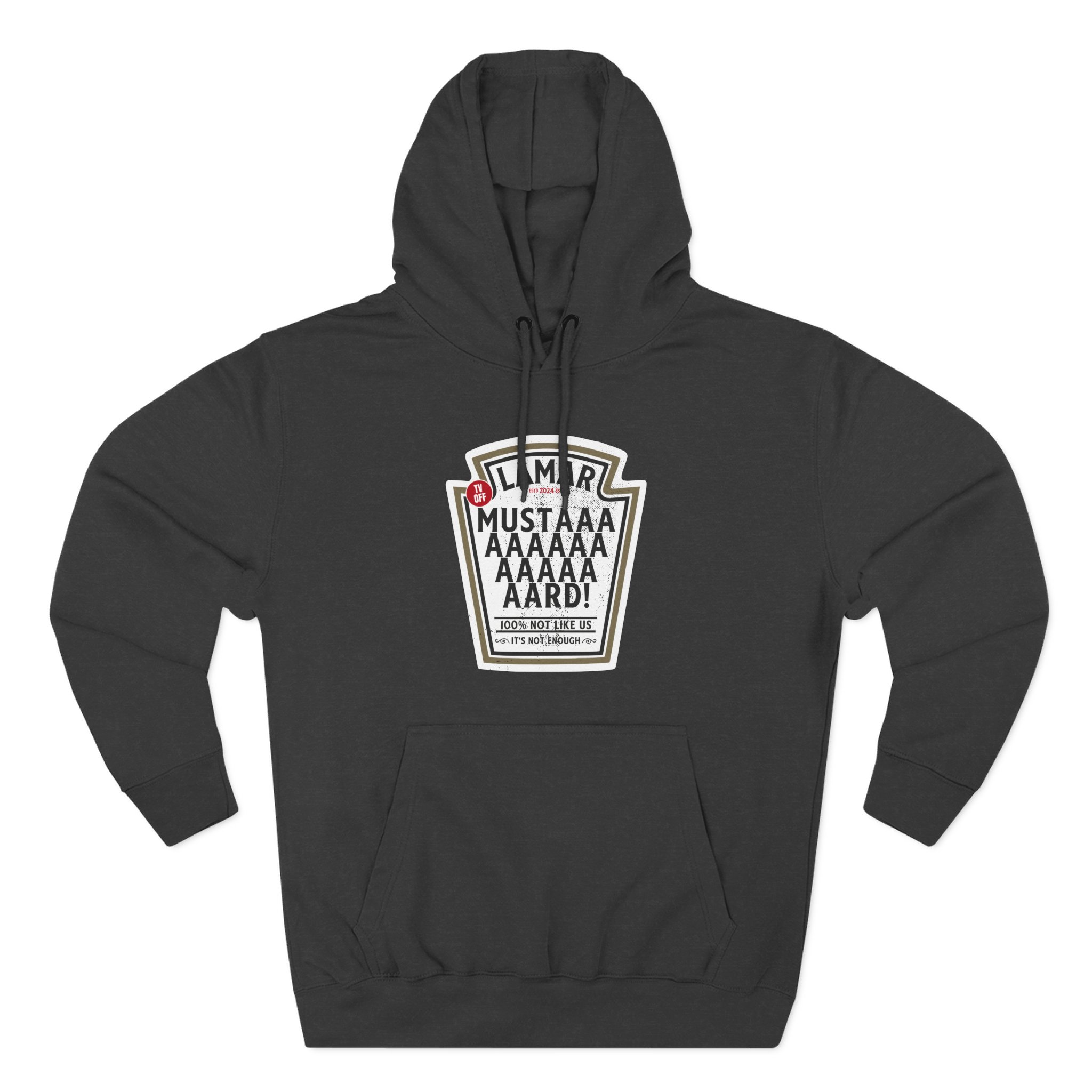Kendrick Lamar Mustard Tv Off Three-Panel Fleece Hoodie