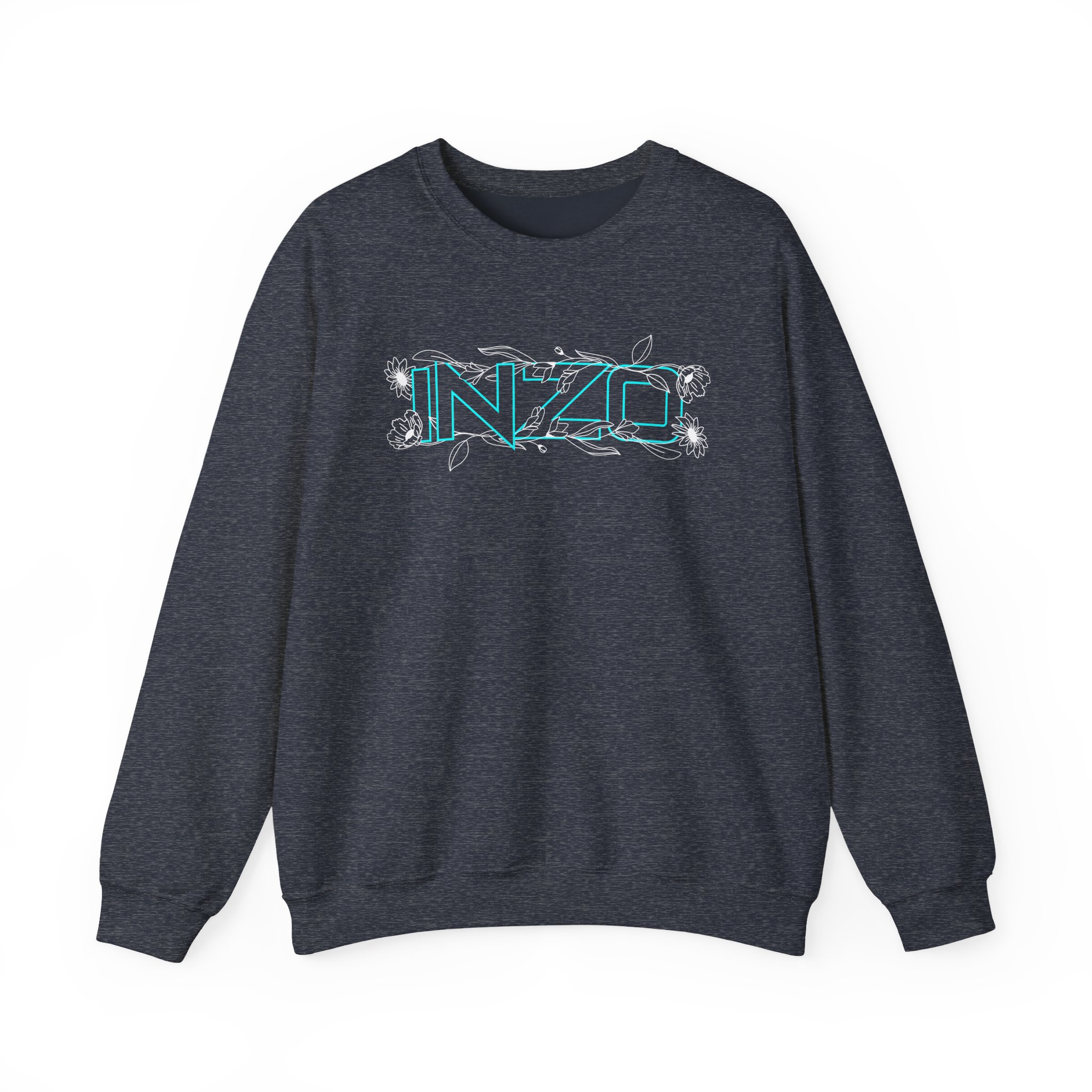 Inzo Flowers in My Heart Unisex Heavy Blendâ„¢ Crewneck Sweatshirt