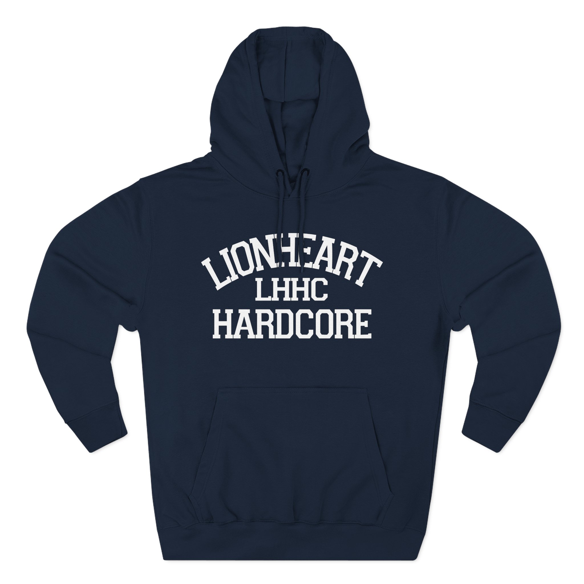 Lionheart "Stacked" Three-Panel Fleece Hoodie