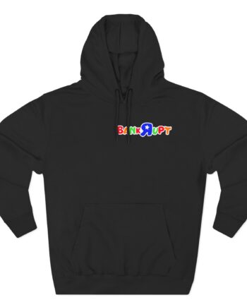 Atrioc Bankrupt Three-Panel Fleece Hoodie