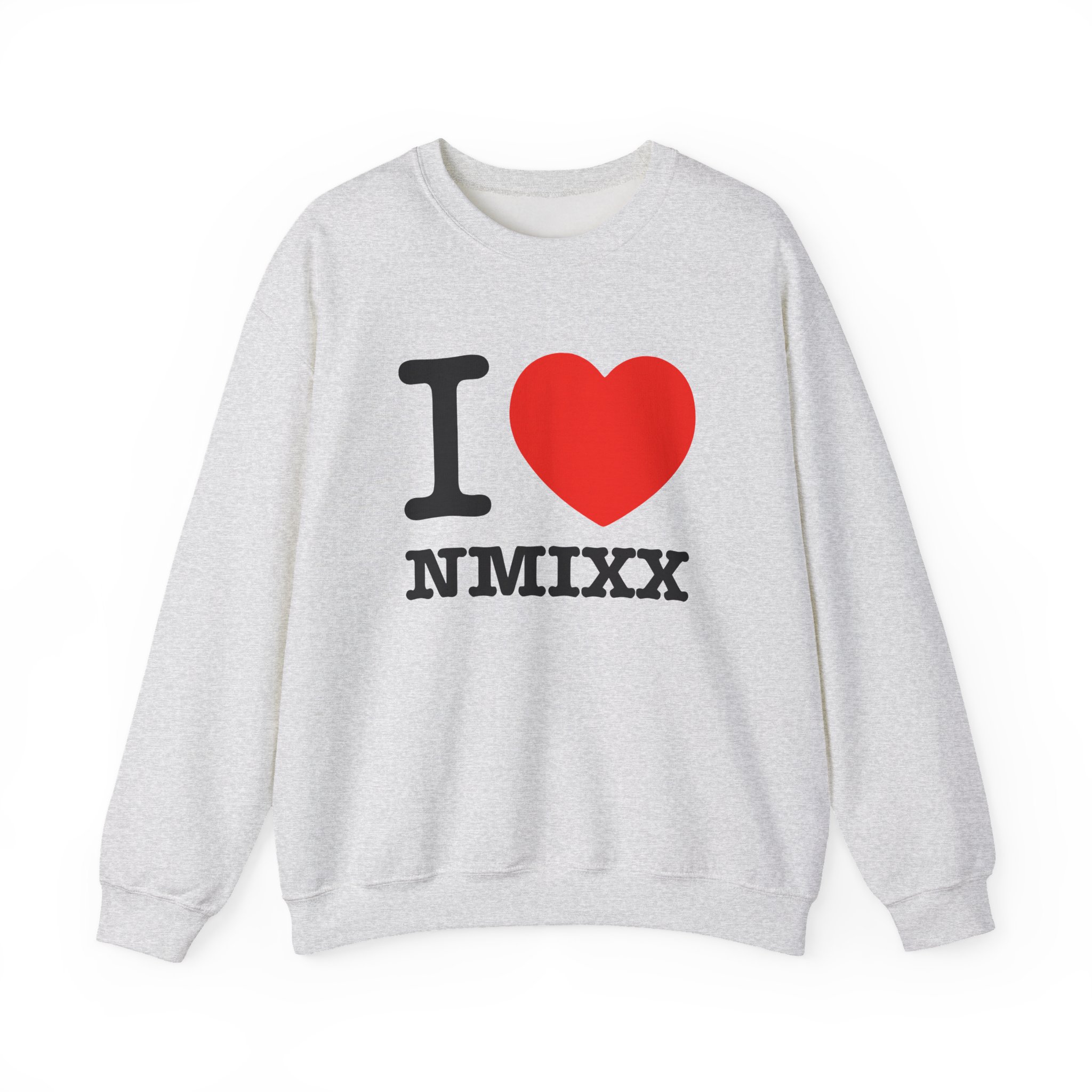 I Love Nmixx Unisex Heavy Blendâ„¢ Crewneck Sweatshirt