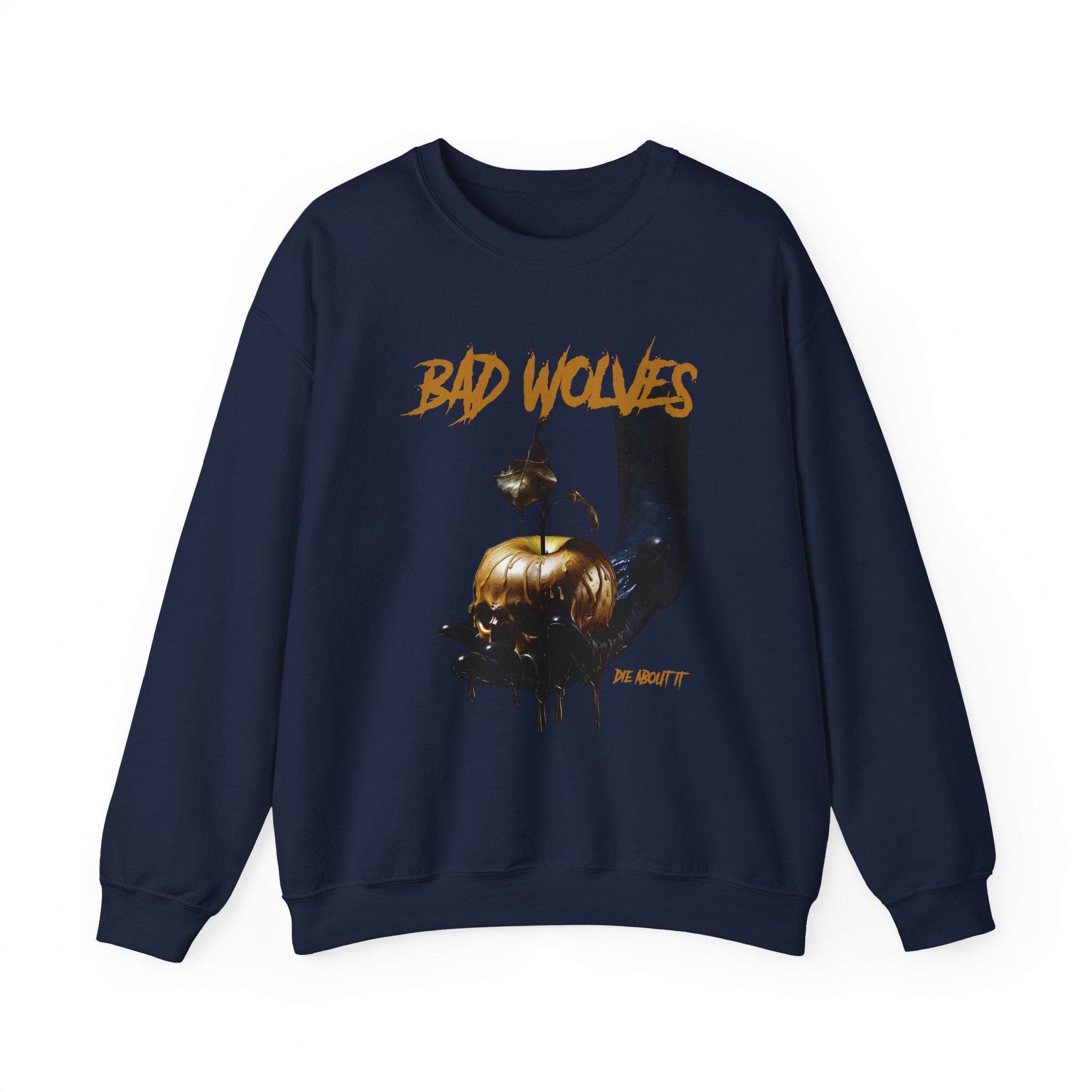 Bad Wolves Die About It Tracklist Unisex Heavy Blendâ„¢ Crewneck Sweatshirt