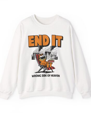 End It Garfield Unisex Heavy Blend™ Crewneck Sweatshirt