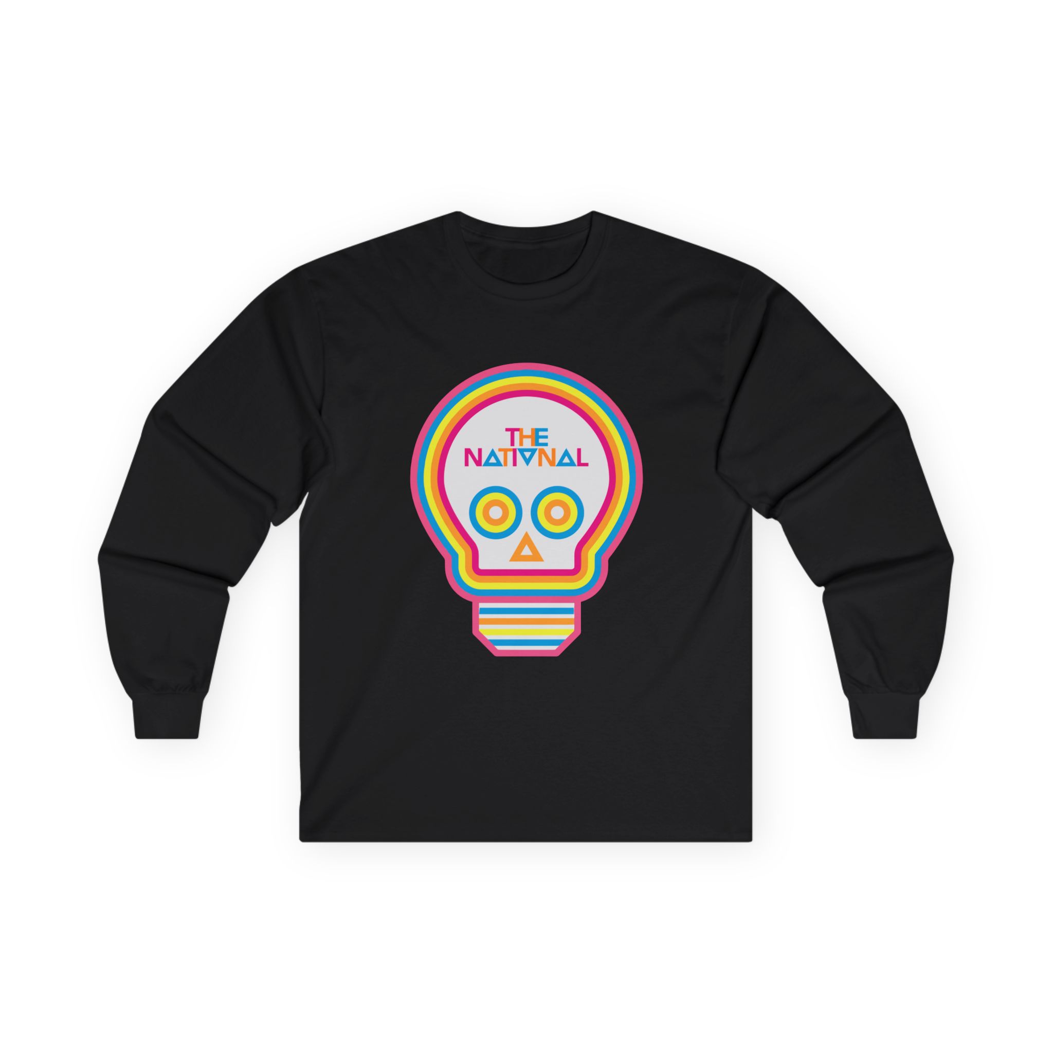 The National Lightbulb Skull Unisex Ultra Cotton Long Sleeve Tee