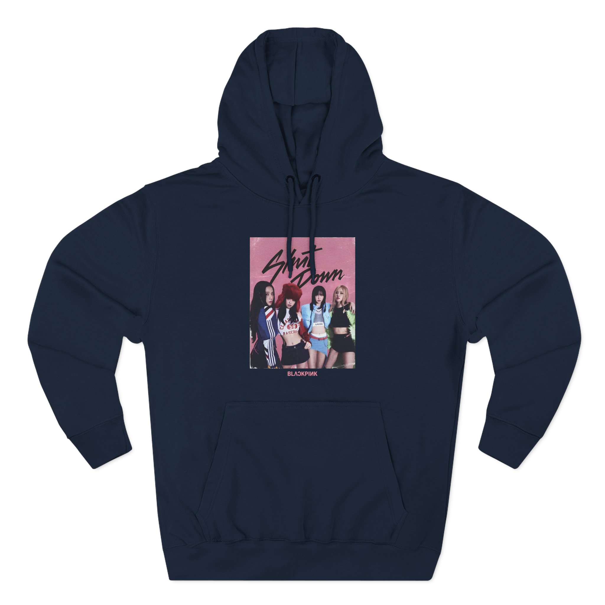 B Shut Down Three-Panel Fleece Hoodie
