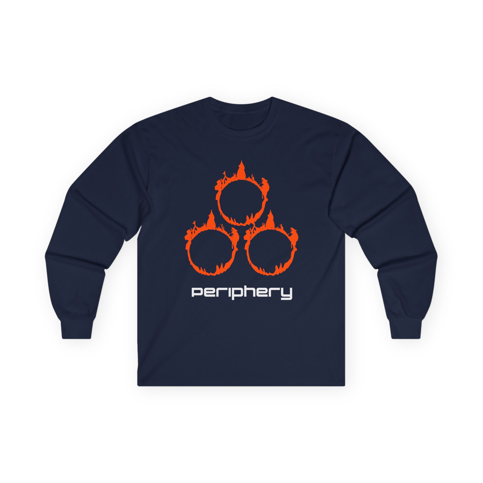 Periphery Circle Flames Unisex Ultra Cotton Long Sleeve Tee