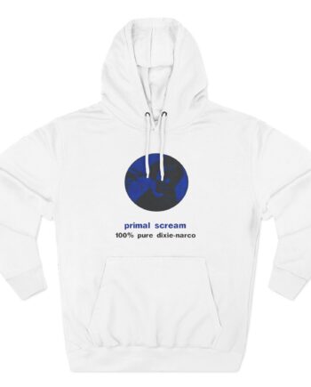 Primal Scream Dixie-narco Ep Three-Panel Fleece Hoodie