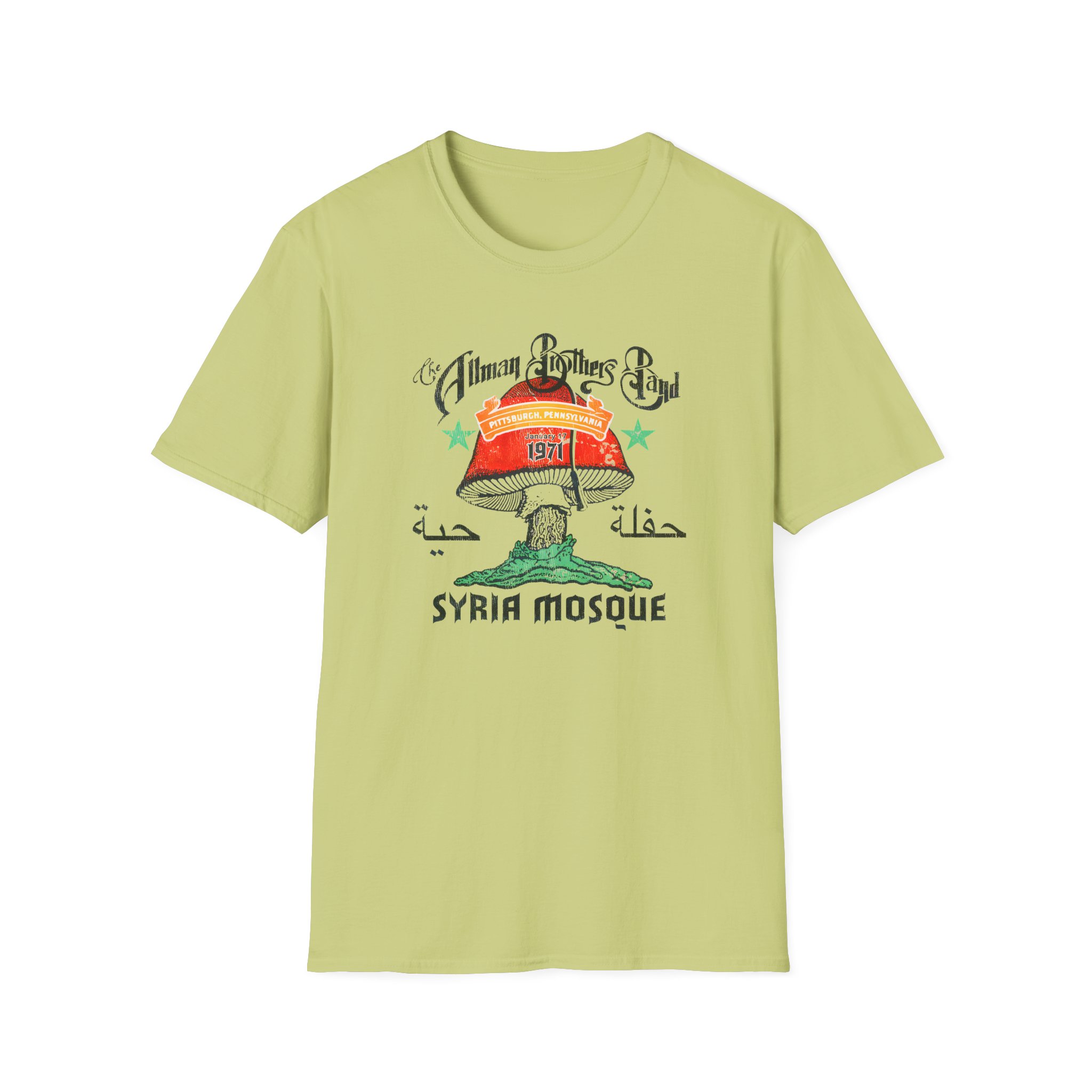 The Allman Brothers Pittsburgh 1971 Unisex Softstyle T-Shirt