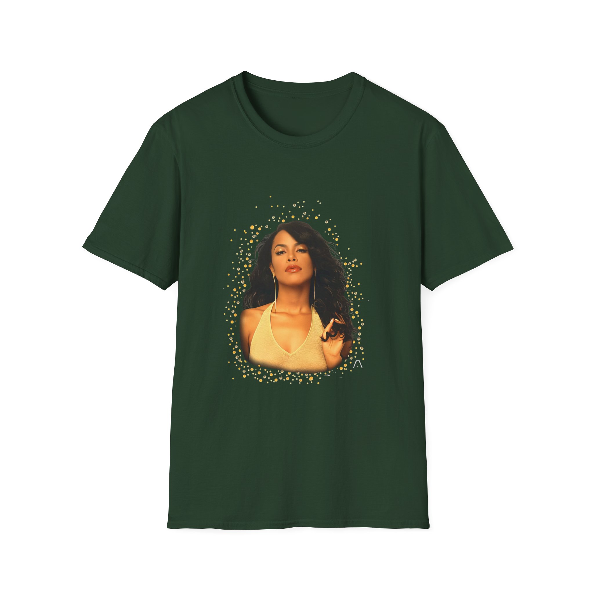 Aaliyah Self Titled Portrait Unisex Softstyle T-Shirt