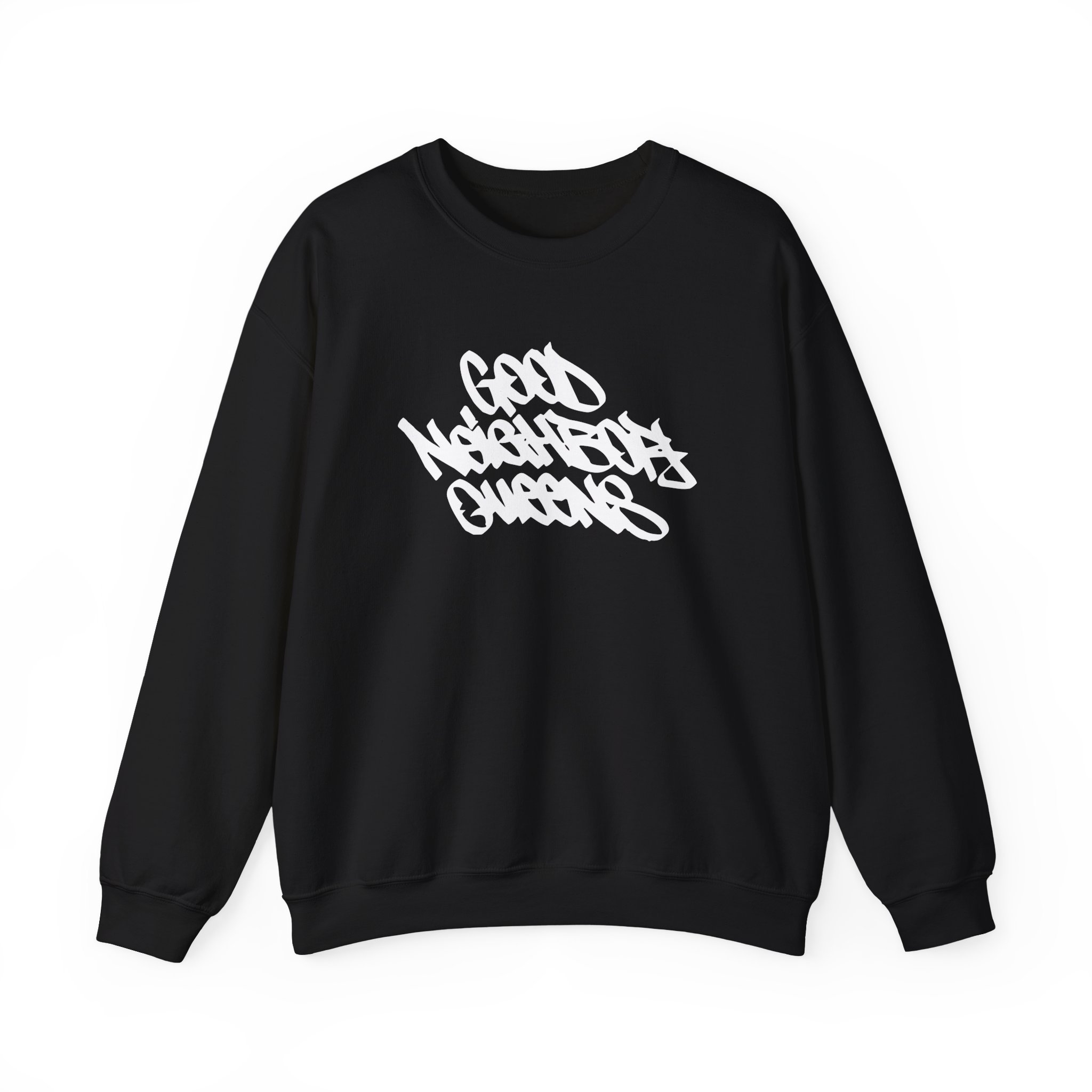 Good Neighbours Queens 3m Reflective Unisex Heavy Blendâ„¢ Crewneck Sweatshirt