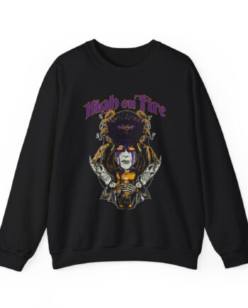 High on Fire Black Lotus Unisex Heavy Blend™ Crewneck Sweatshirt